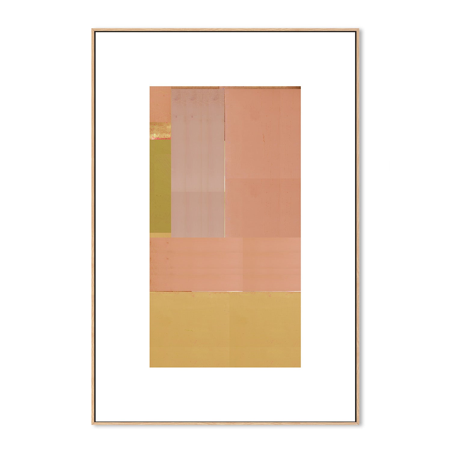wall-art-print-canvas-poster-framed-Abstract Textured Composition, Style D-4