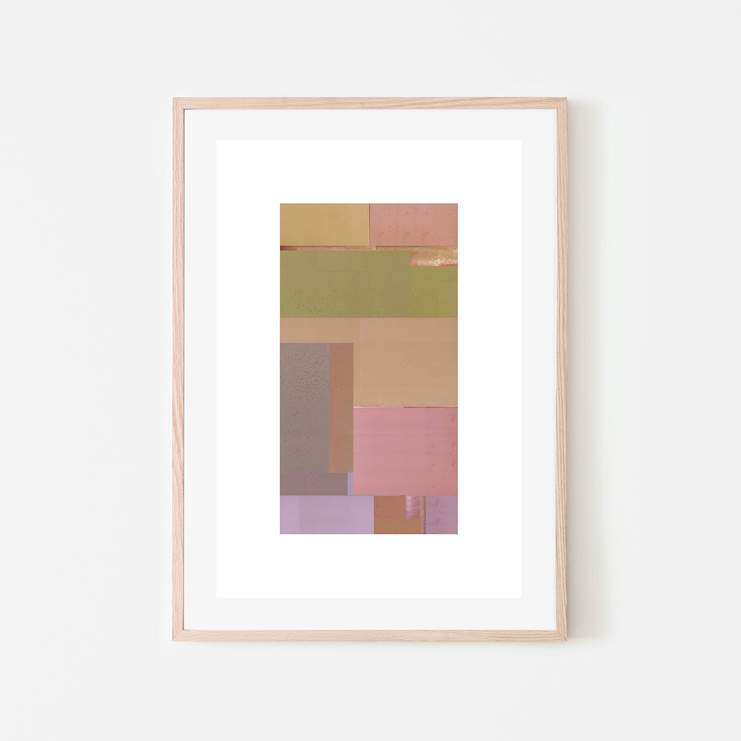 wall-art-print-canvas-poster-framed-Abstract Textured Composition, Style E-6