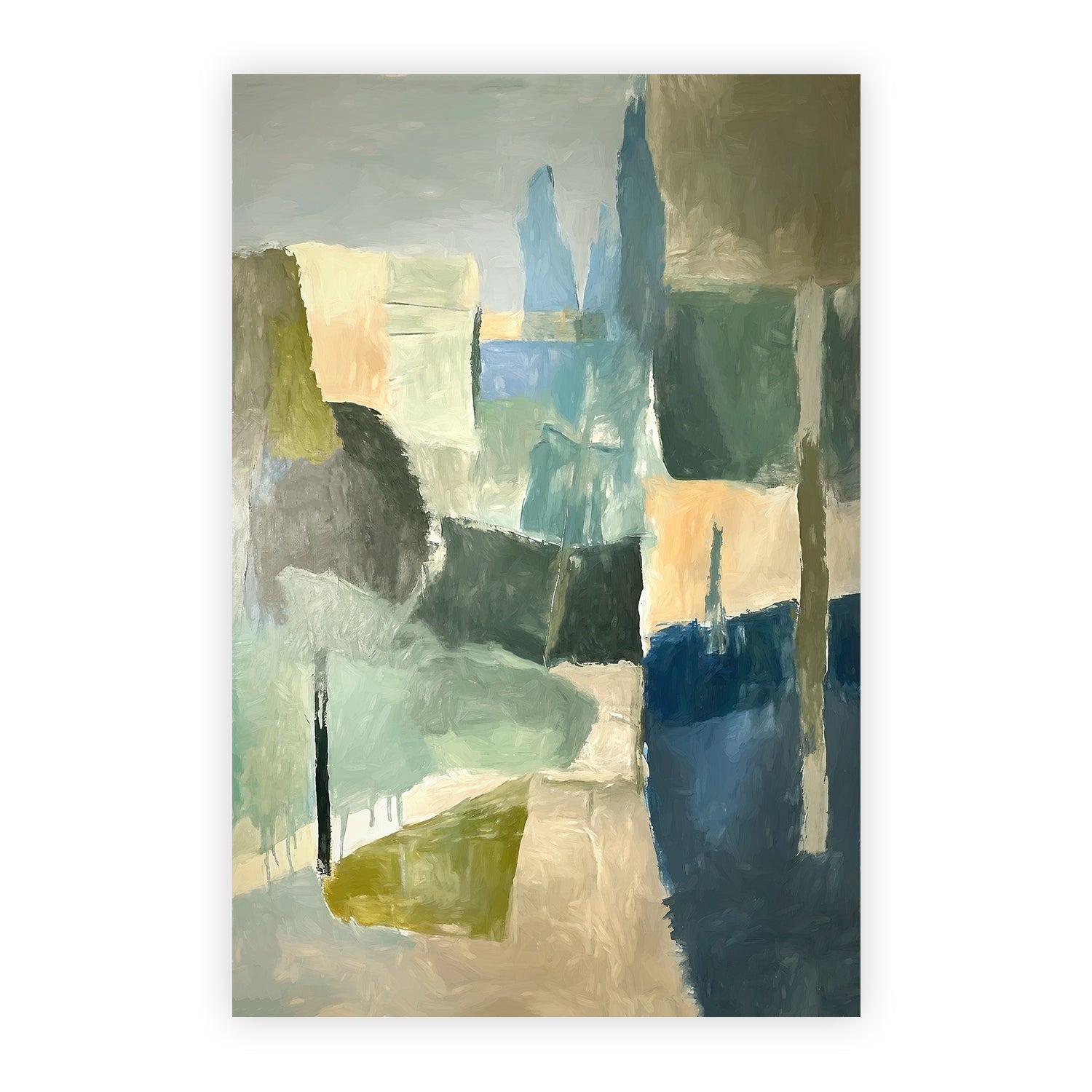 wall-art-print-canvas-poster-framed-Abstract Tree Scape , Style A, By Accent Art Studio , By Accent Art Studio-1