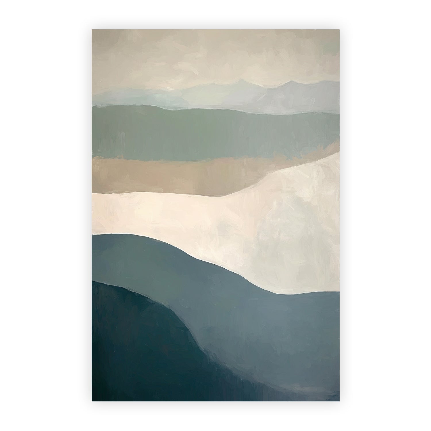 wall-art-print-canvas-poster-framed-Abstract Tree Scape , Style C, By Accent Art Studio , By Accent Art Studio-1