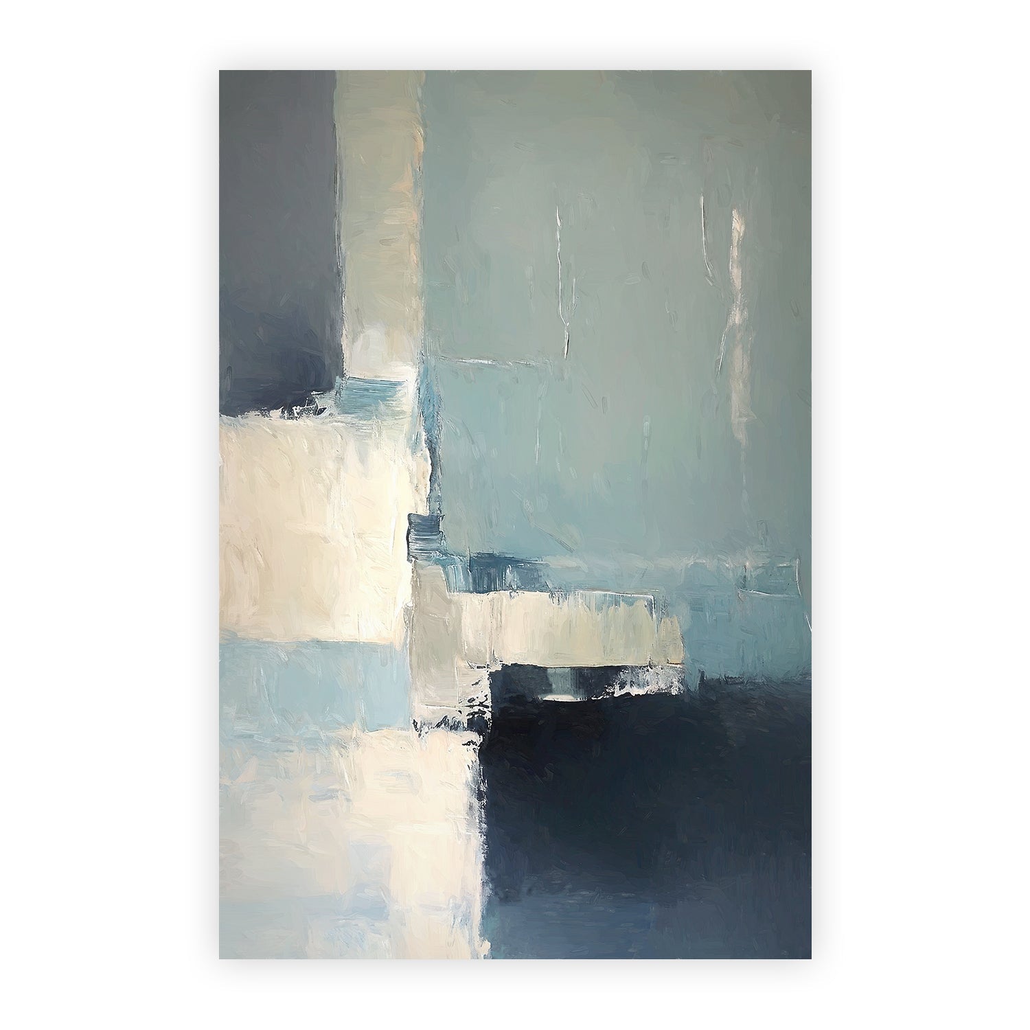 wall-art-print-canvas-poster-framed-Abstract Tree Scape , Style E, By Accent Art Studio , By Accent Art Studio-1