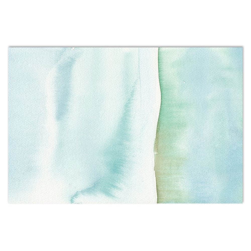 wall-art-print-canvas-poster-framed-Abstract Watercolour, Green And Blue, Style A-by-Emily Wood-Gioia Wall Art