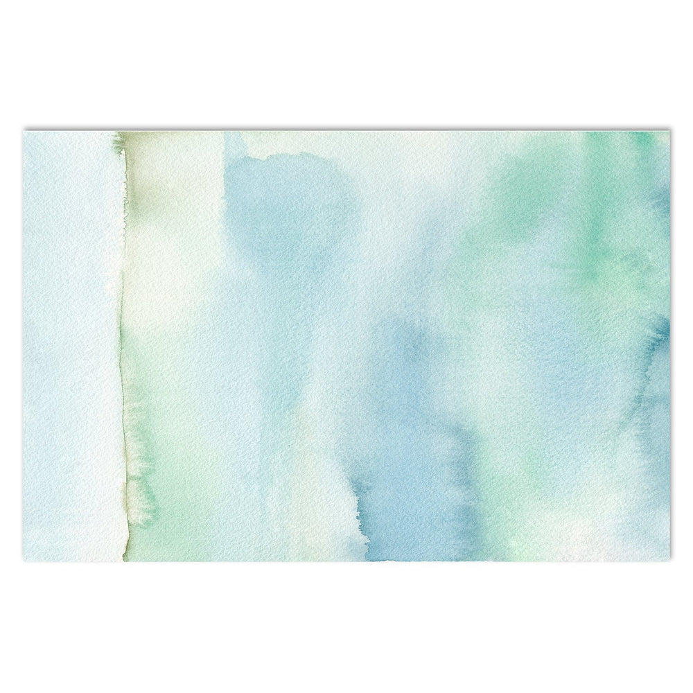 wall-art-print-canvas-poster-framed-Abstract Watercolour, Green And Blue, Style B-by-Emily Wood-Gioia Wall Art