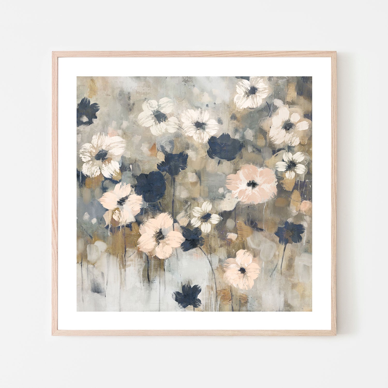 wall-art-print-canvas-poster-framed-Abstracted Florals, Style A , By Nina Blue-6