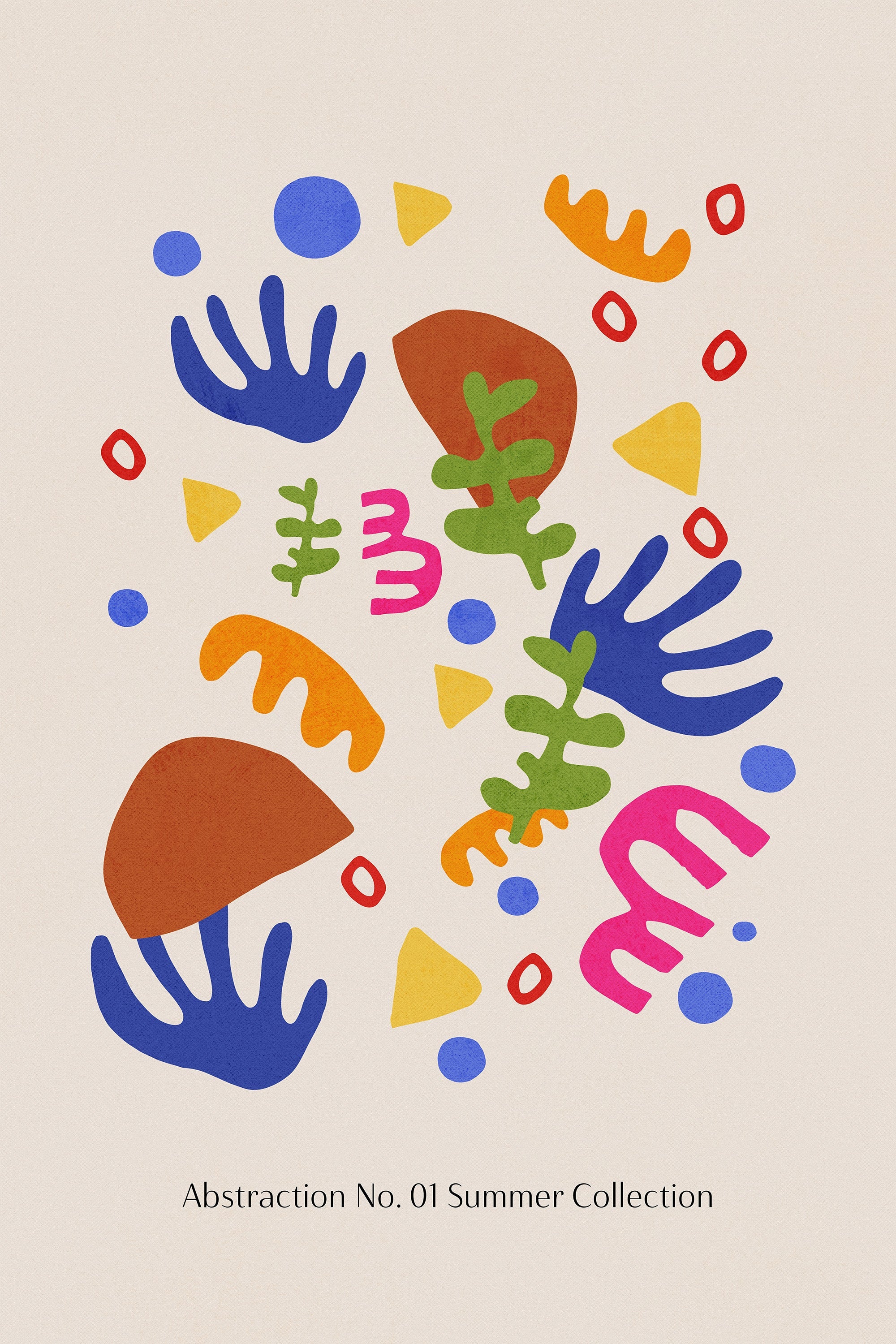 wall-art-print-canvas-poster-framed-Abstraction Summer Collection-1
