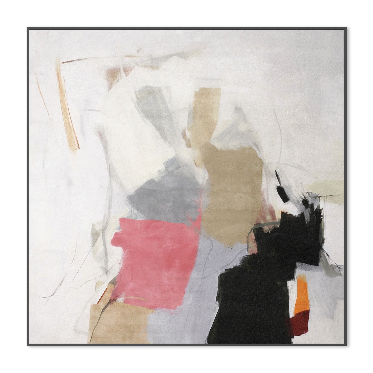 wall-art-print-canvas-poster-framed-Action painting, Style C-3