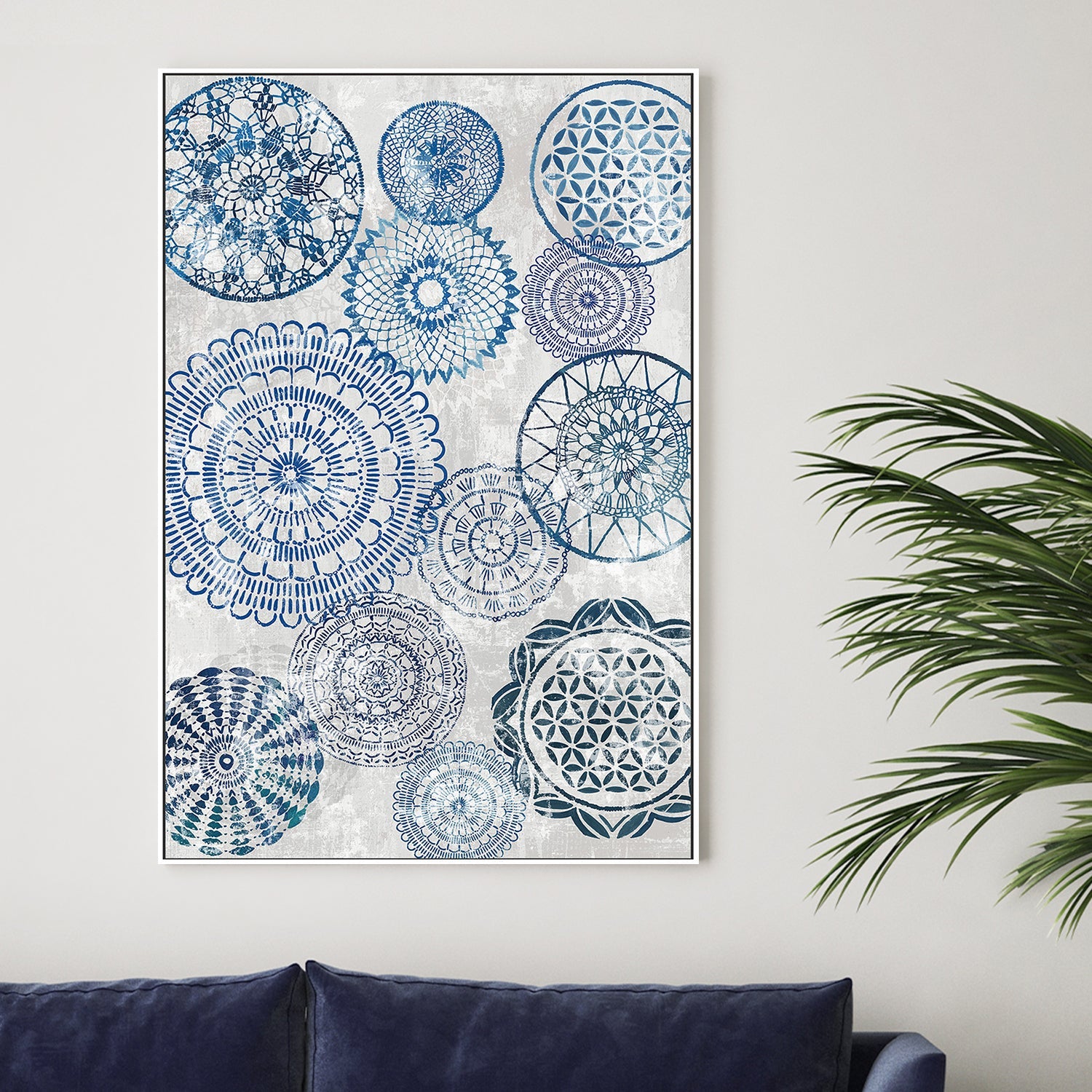 wall-art-print-canvas-poster-framed-Adorned Silver , By Tom Reeves-2