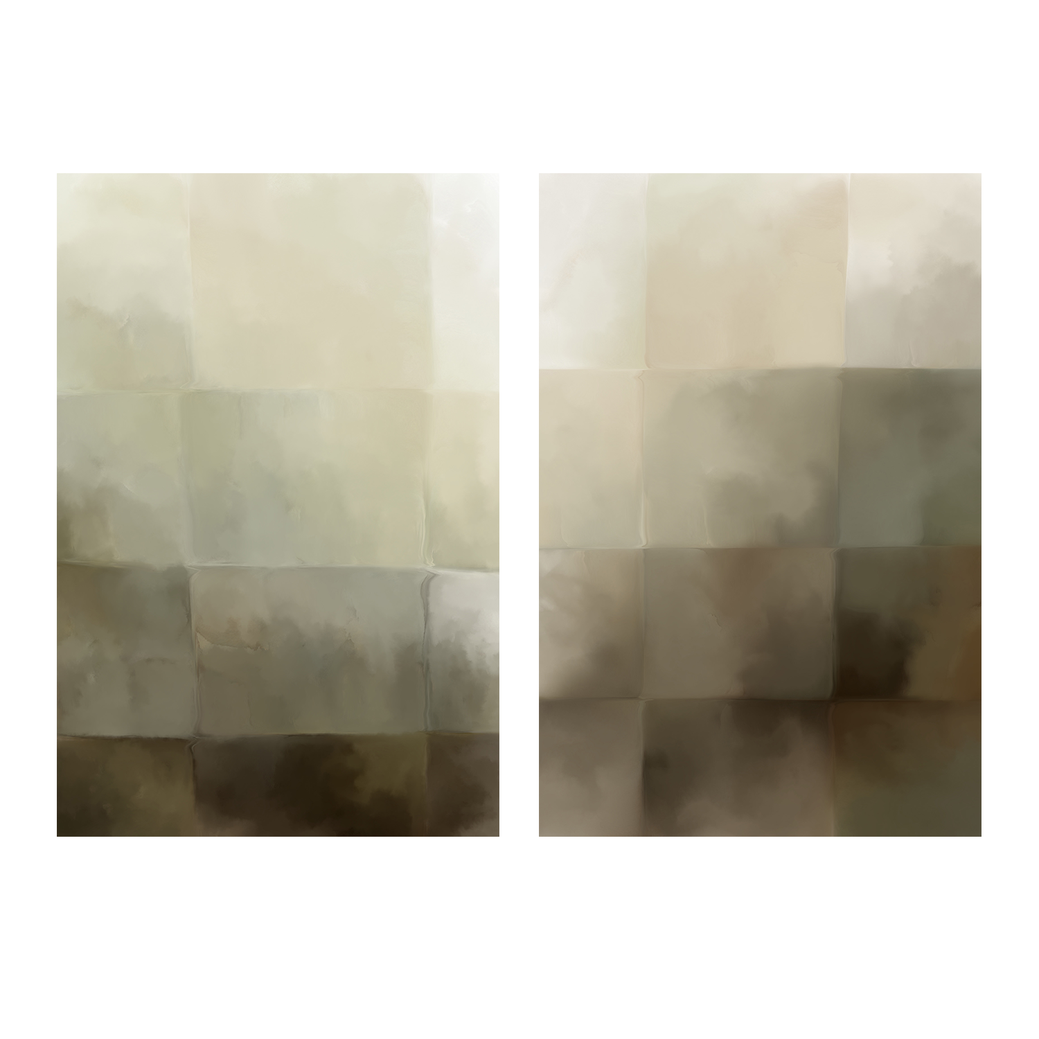 wall-art-print-canvas-poster-framed-After All, Neutral Abstract, Style A & B, Set Of 2 , By Karine Tonial Grimm-1