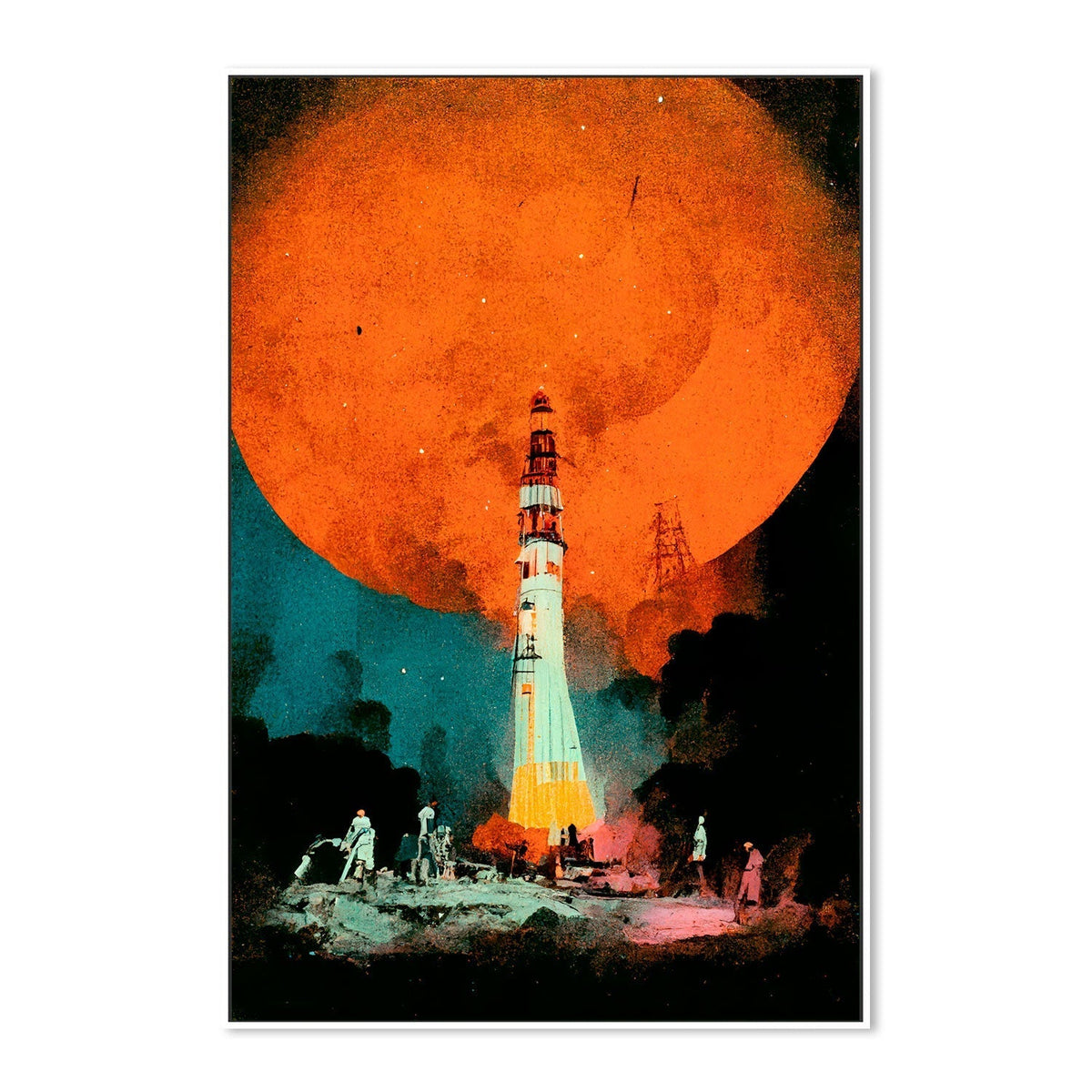 wall-art-print-canvas-poster-framed-After Landing , By Treechild-GIOIA-WALL-ART