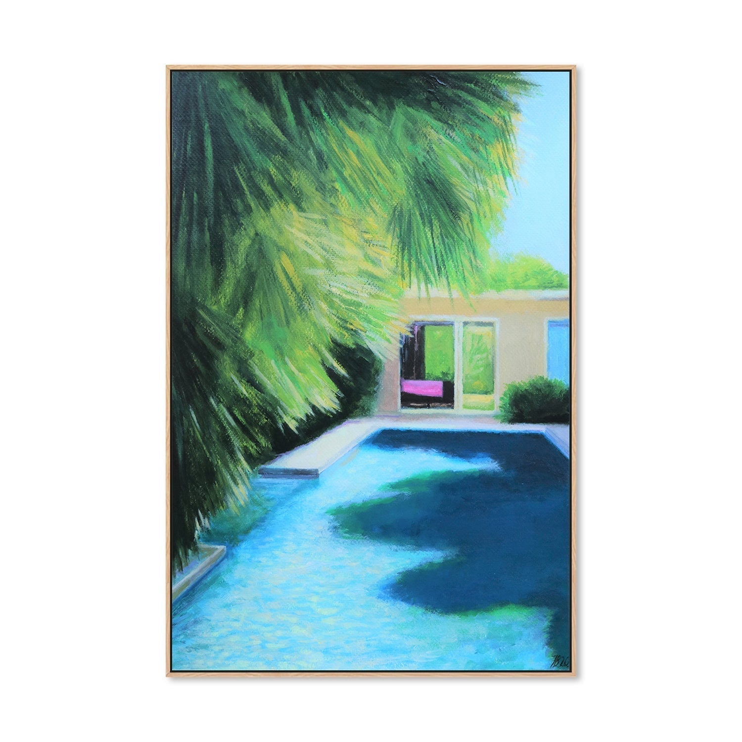 wall-art-print-canvas-poster-framed-Afternoon In June-by-Ieva Baklane-Gioia Wall Art