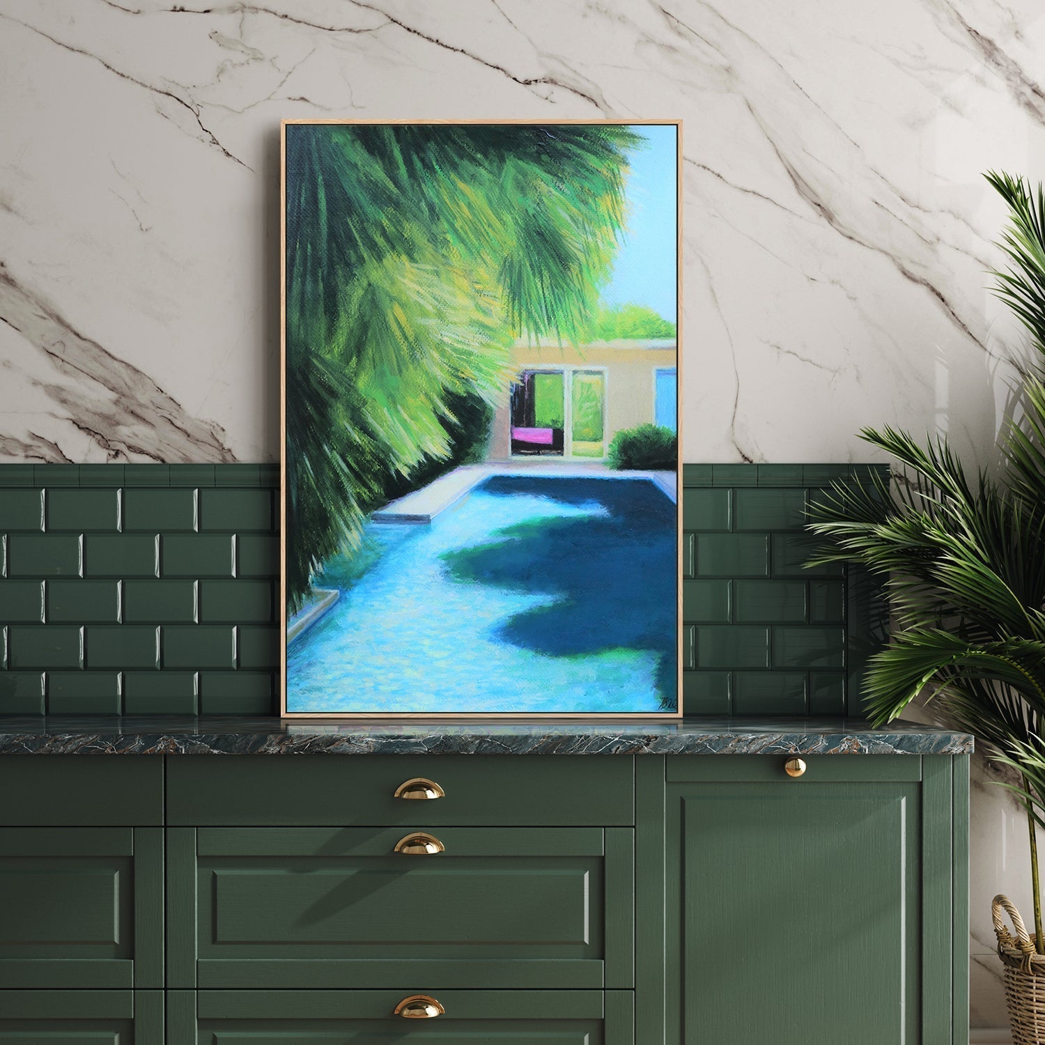 wall-art-print-canvas-poster-framed-Afternoon In June-by-Ieva Baklane-Gioia Wall Art