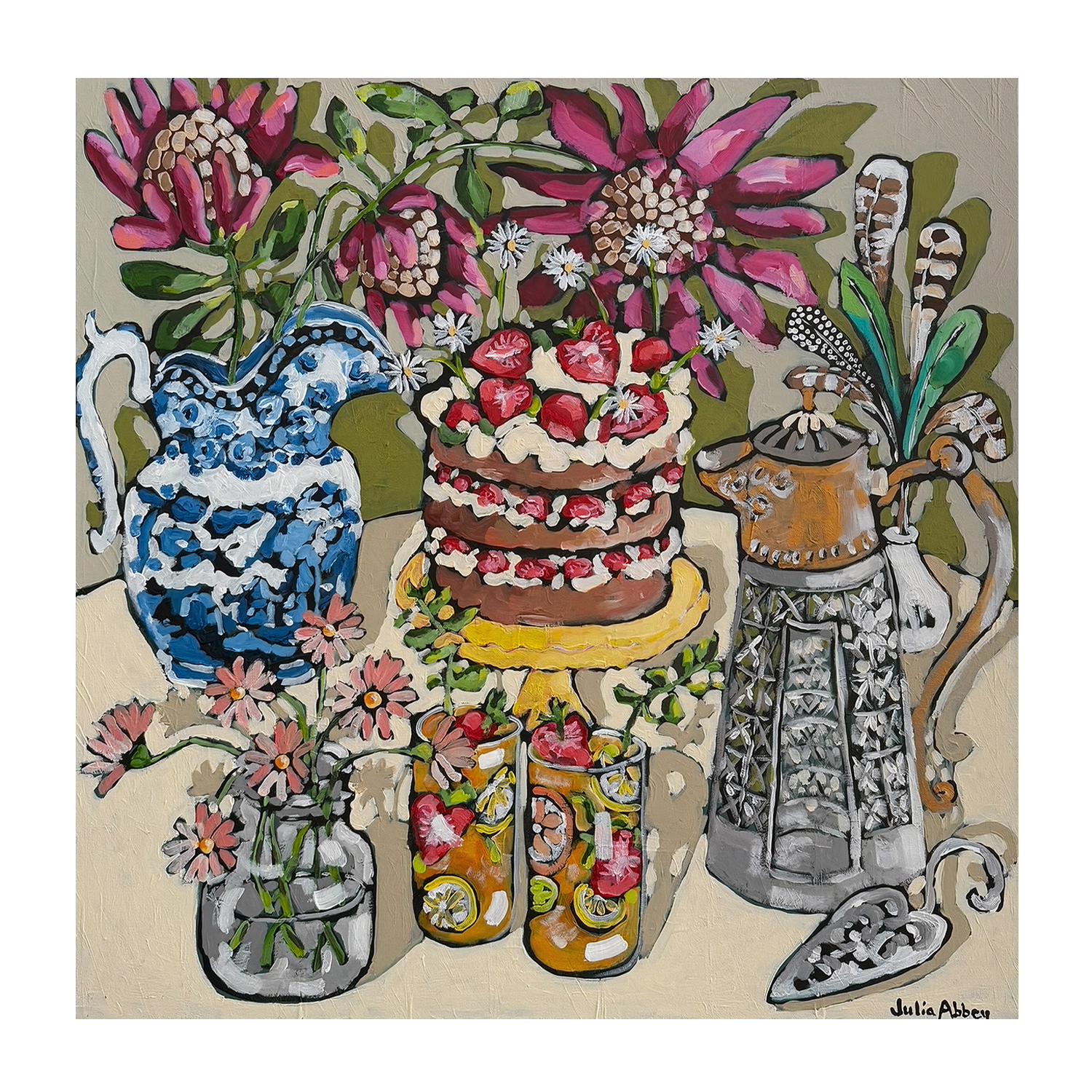wall-art-print-canvas-poster-framed-Afternoon Pimms , By Julia Abbey-1
