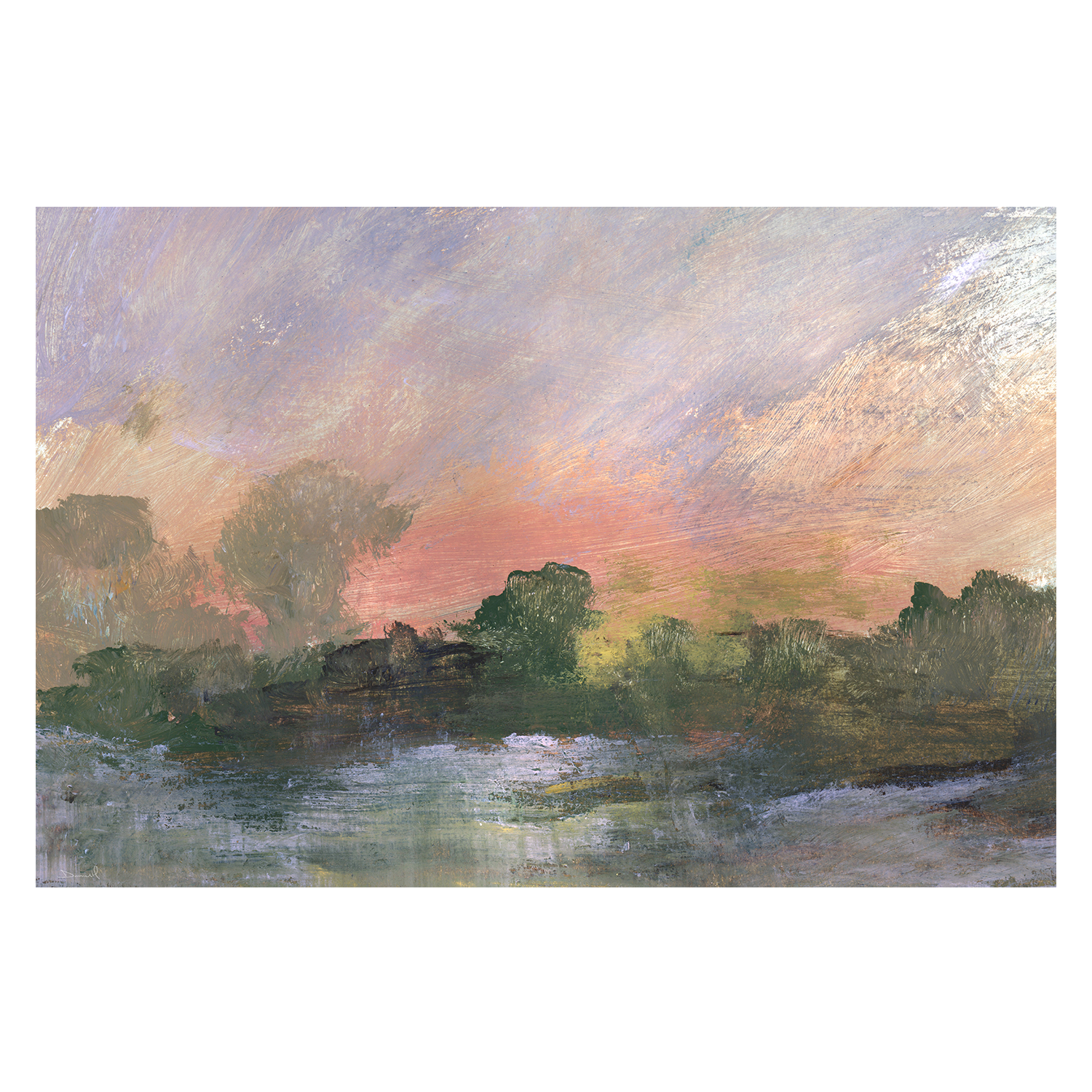 wall-art-print-canvas-poster-framed-Afternoon Woods , By Dan Hobday-1