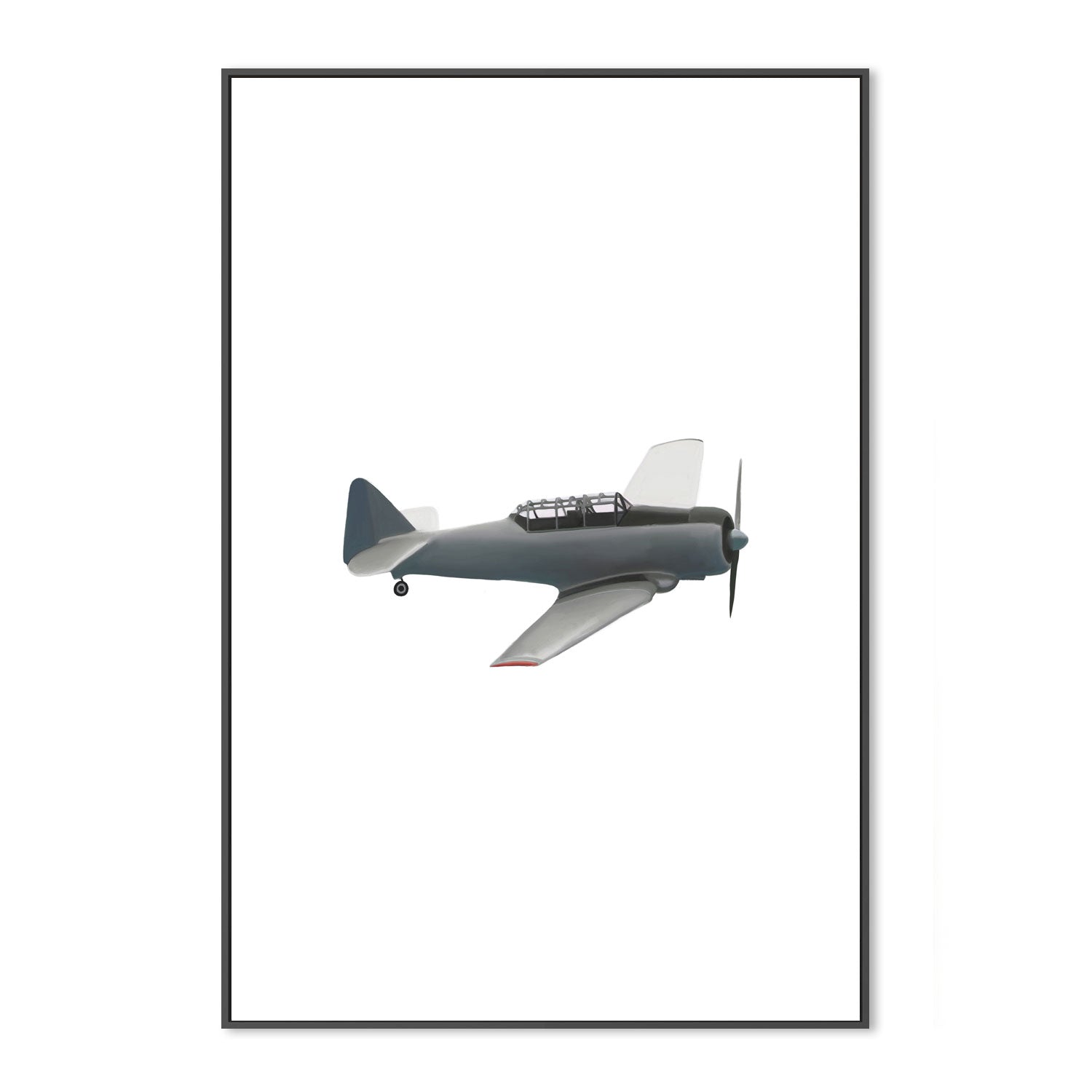 wall-art-print-canvas-poster-framed-Airplane, Style A , By Leah Straatsma-3