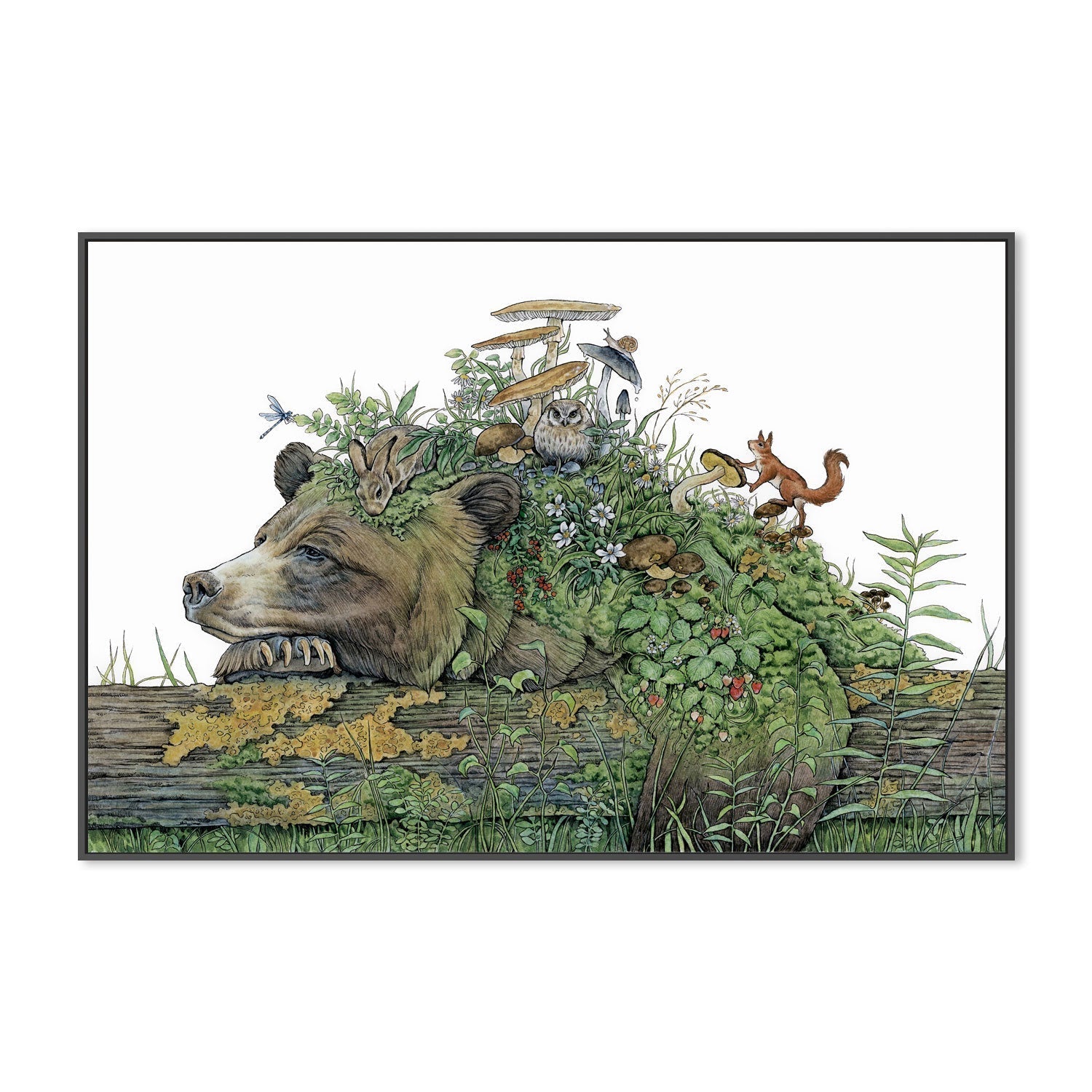 wall-art-print-canvas-poster-framed-All As One, By Lea Chaillaud-GIOIA-WALL-ART