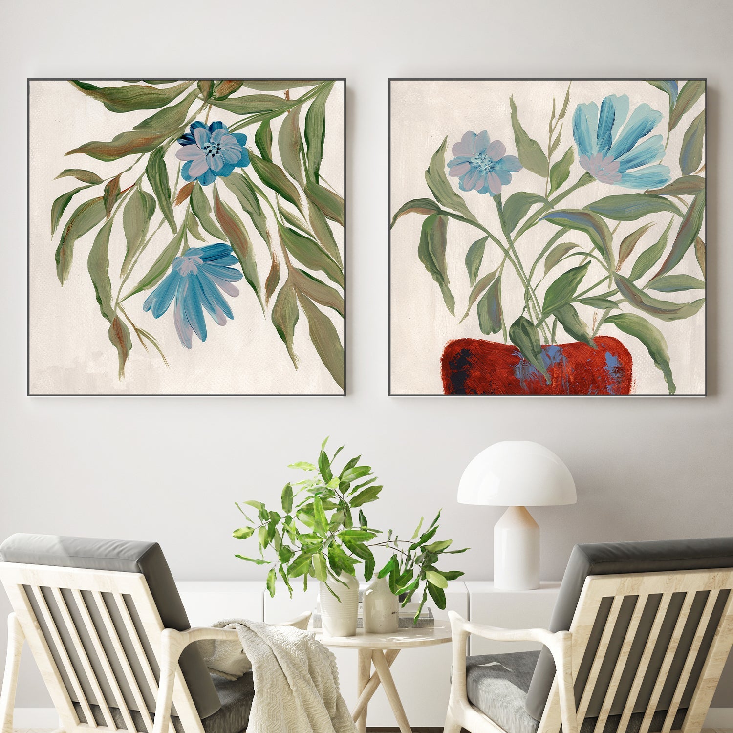 wall-art-print-canvas-poster-framed-Amour, Style A & B, Set Of 2 , By Nikita Jariwala-2