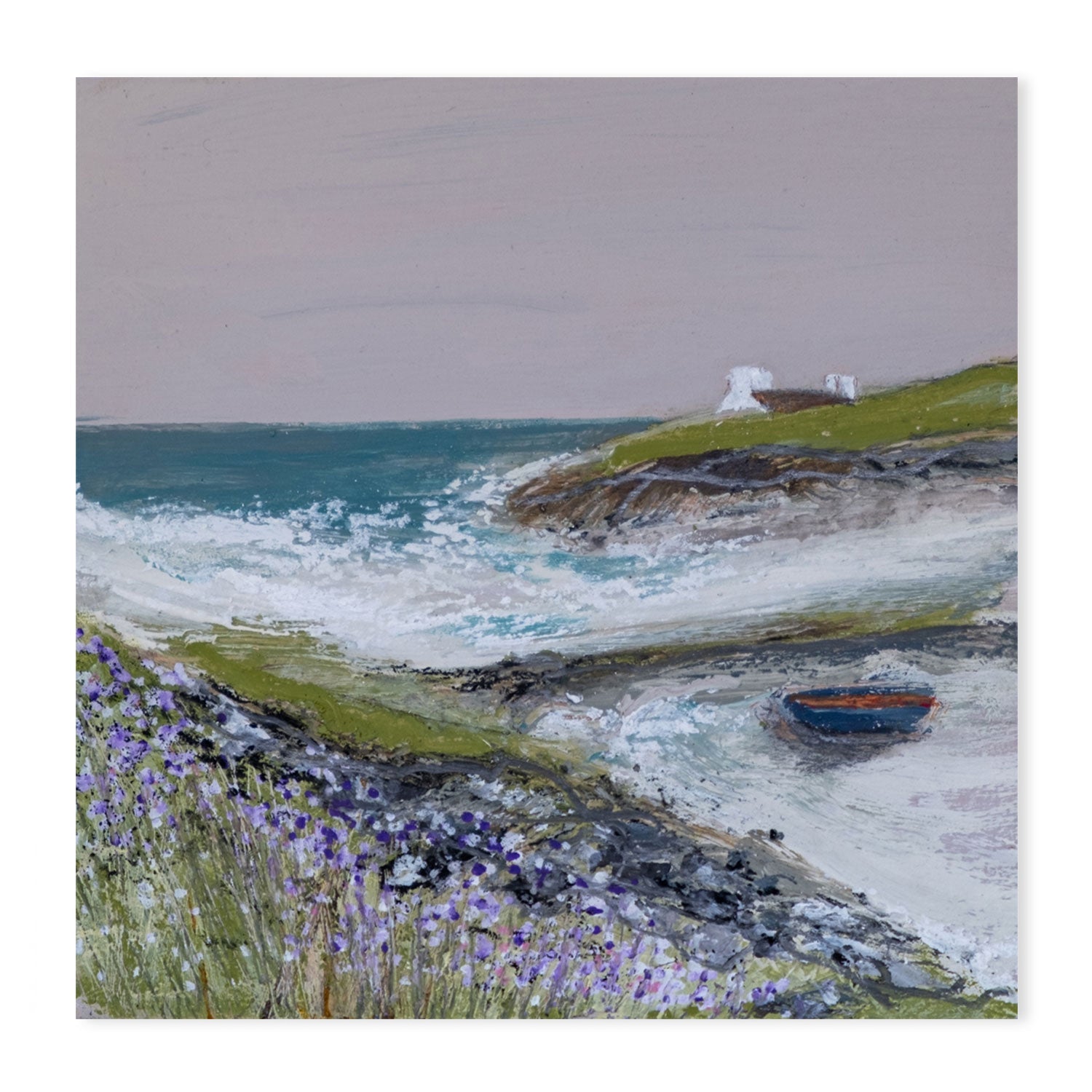 wall-art-print-canvas-poster-framed-An abandoned boat-by-Louise O'Hara-Gioia Wall Art