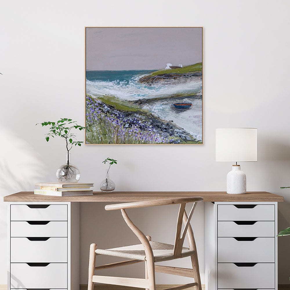 wall-art-print-canvas-poster-framed-An abandoned boat-by-Louise O'Hara-Gioia Wall Art