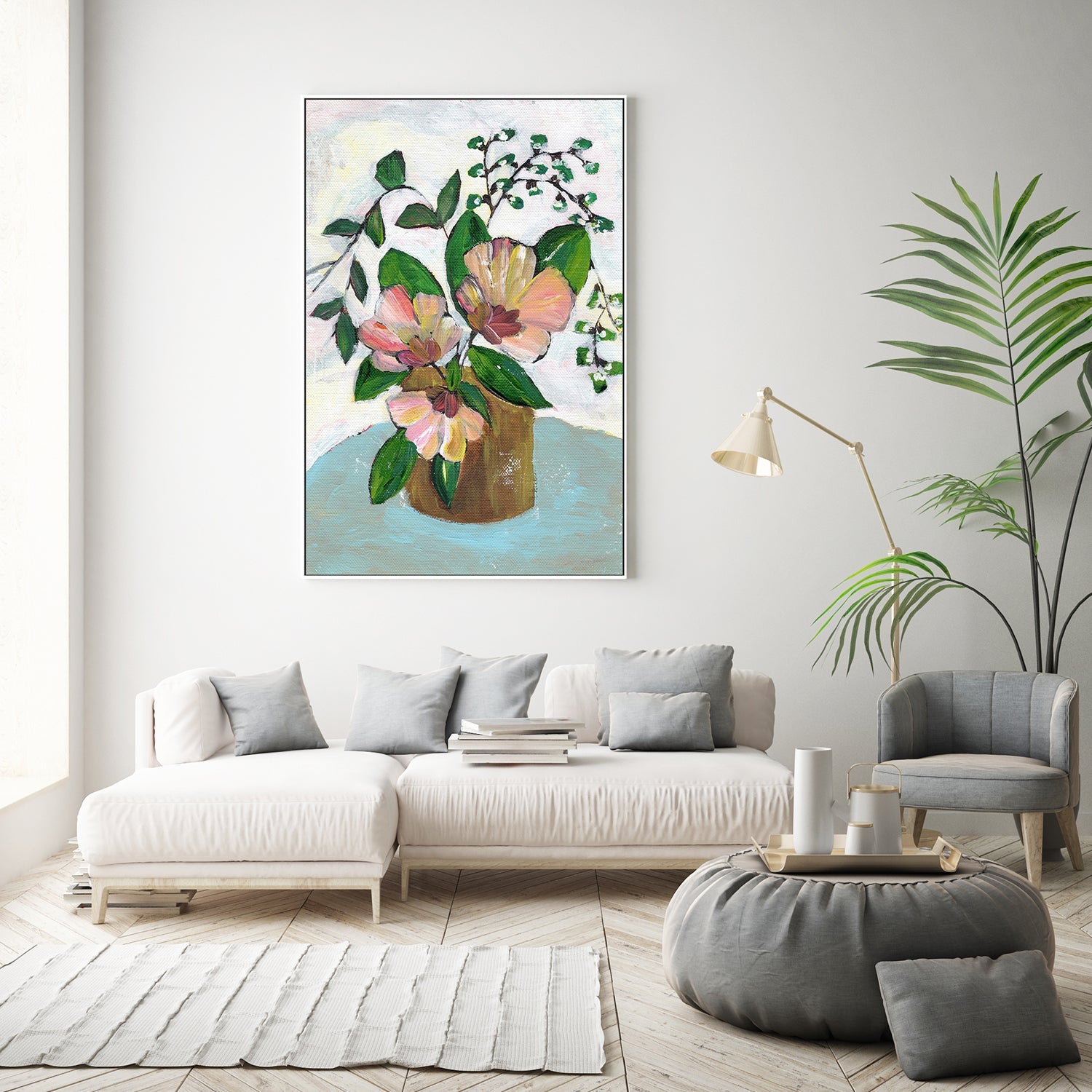wall-art-print-canvas-poster-framed-Anemone , By Nikita Jariwala-7
