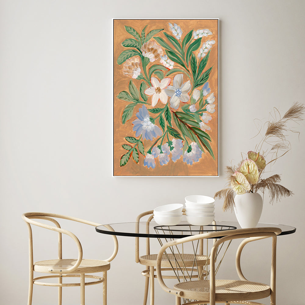 wall-art-print-canvas-poster-framed-Antique Blossoms, Style A , By Nikita Jariwala-GIOIA-WALL-ART