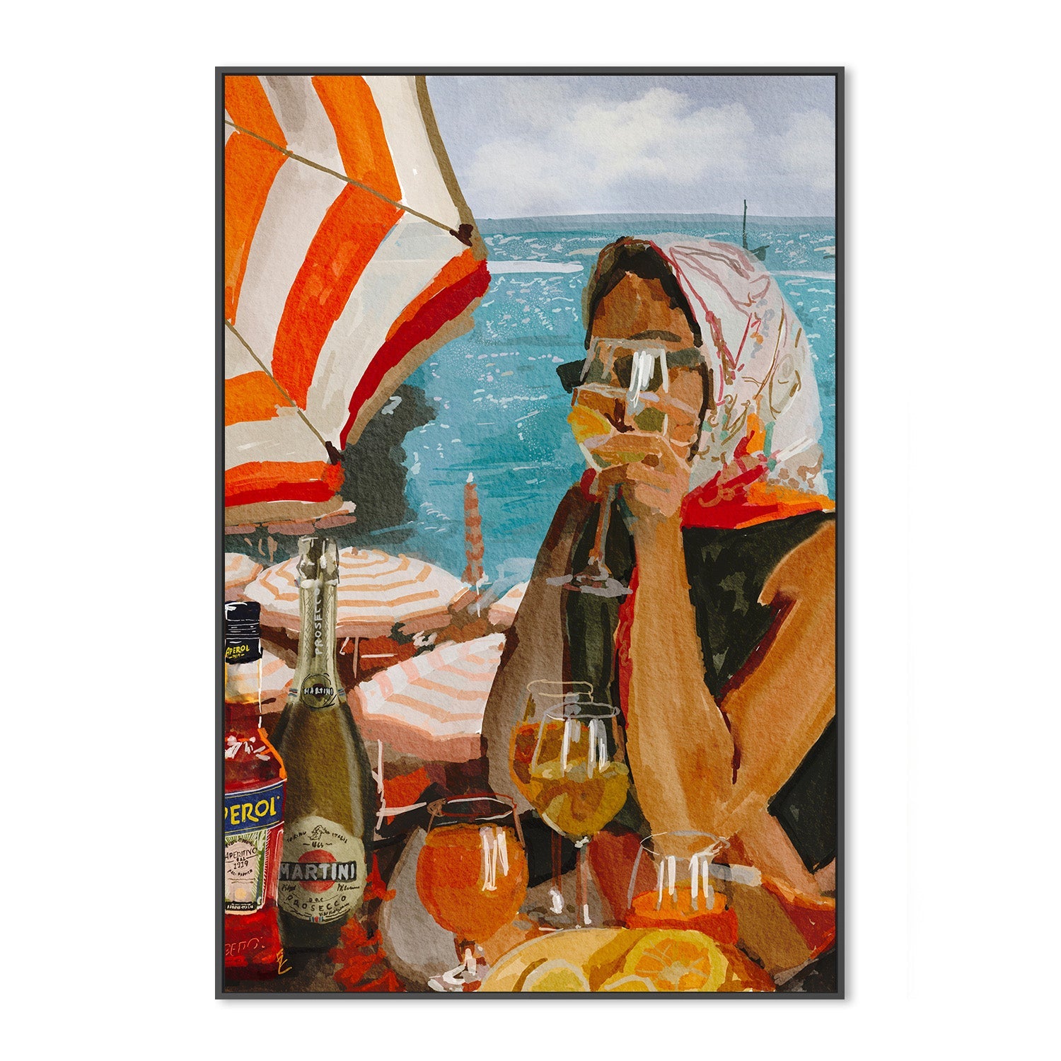 wall-art-print-canvas-poster-framed-Aperol o'clock-3
