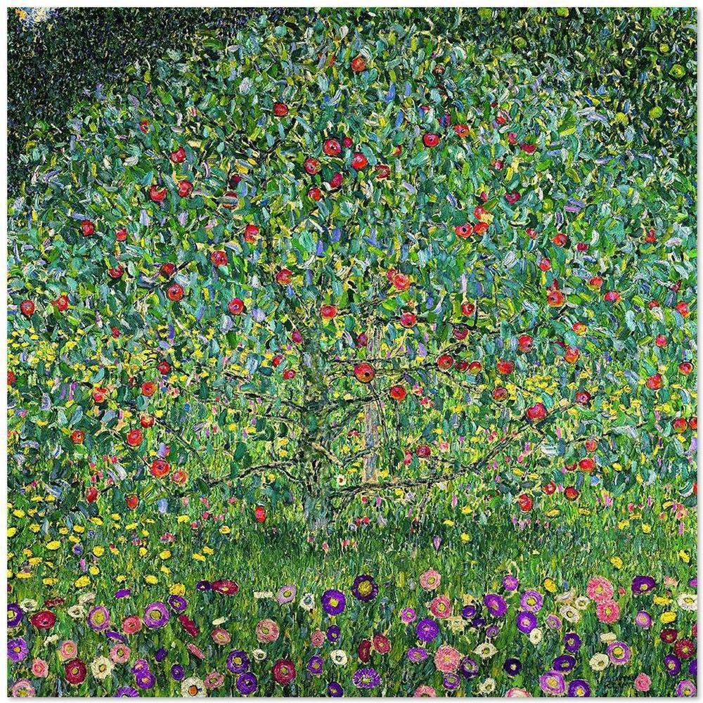 wall-art-print-canvas-poster-framed-Apple Tree, By Gustav Klimt-by-Gioia Wall Art-Gioia Wall Art
