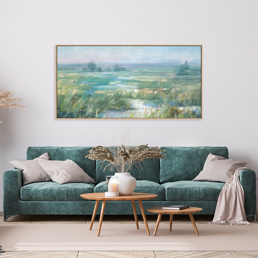 wall-art-print-canvas-poster-framed-April Meadow-by-Danhui Nai-Gioia Wall Art