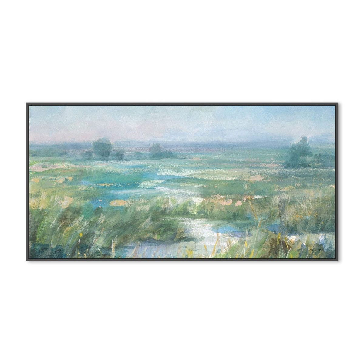 wall-art-print-canvas-poster-framed-April Meadow-by-Danhui Nai-Gioia Wall Art