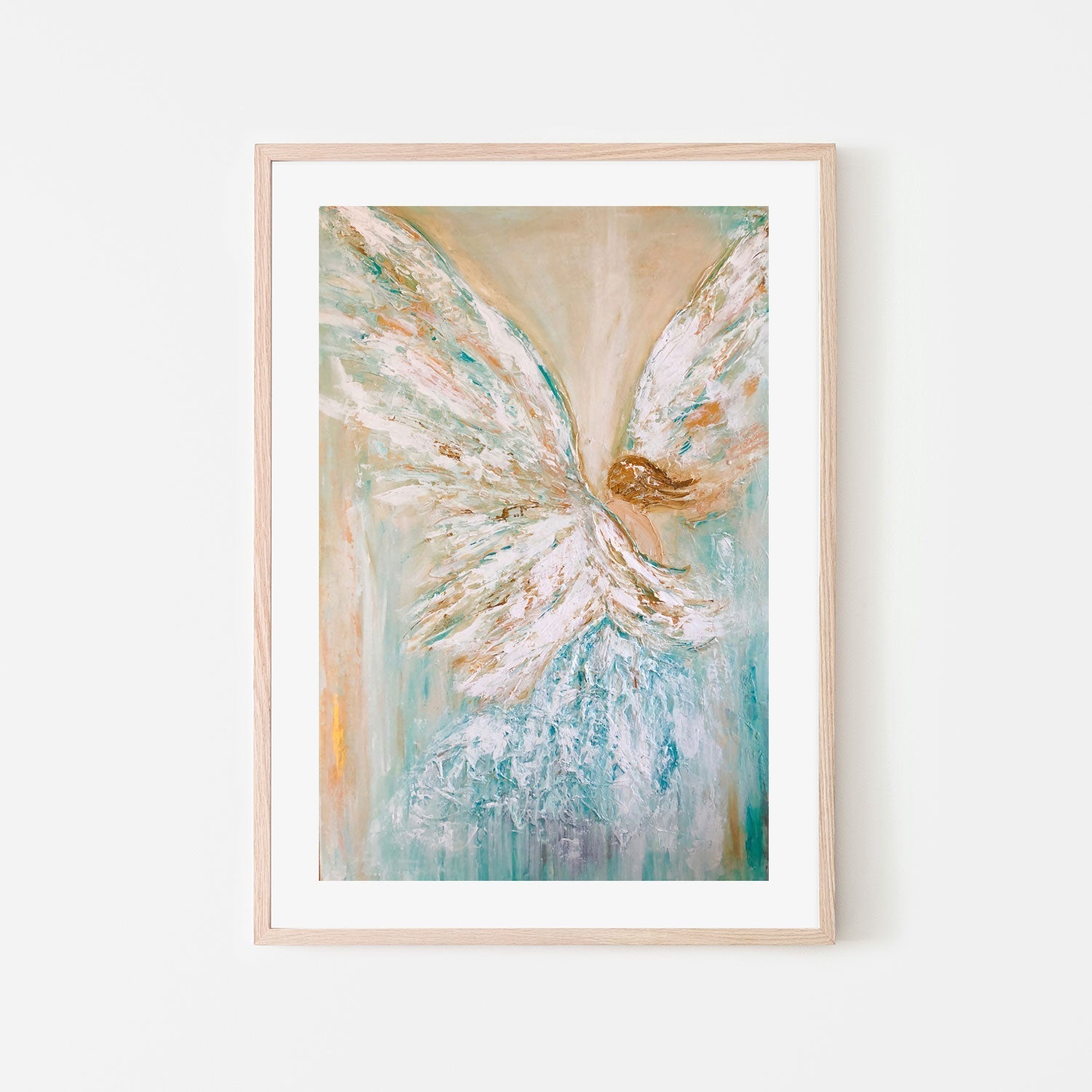 wall-art-print-canvas-poster-framed-Archangel Raphael , By Lori Burke-6