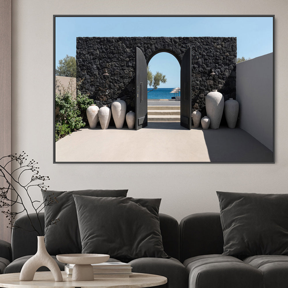 wall-art-print-canvas-poster-framed-Arched Entrance, By Minorstep-GIOIA-WALL-ART