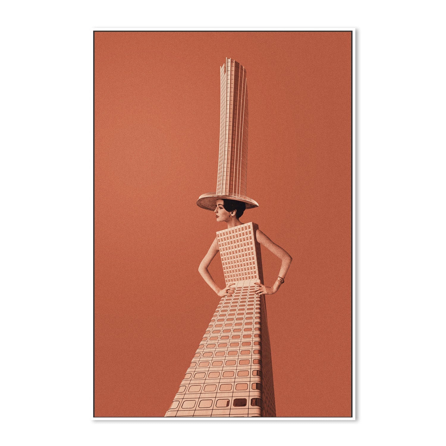 wall-art-print-canvas-poster-framed-Architectural Woman-GIOIA-WALL-ART