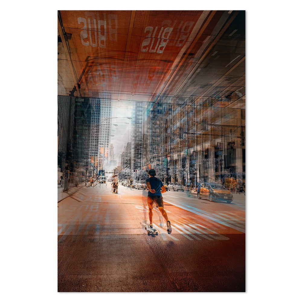 wall-art-print-canvas-poster-framed-Around The City, By Carmine Chiriacò-by-Plus X Studio-Gioia Wall Art