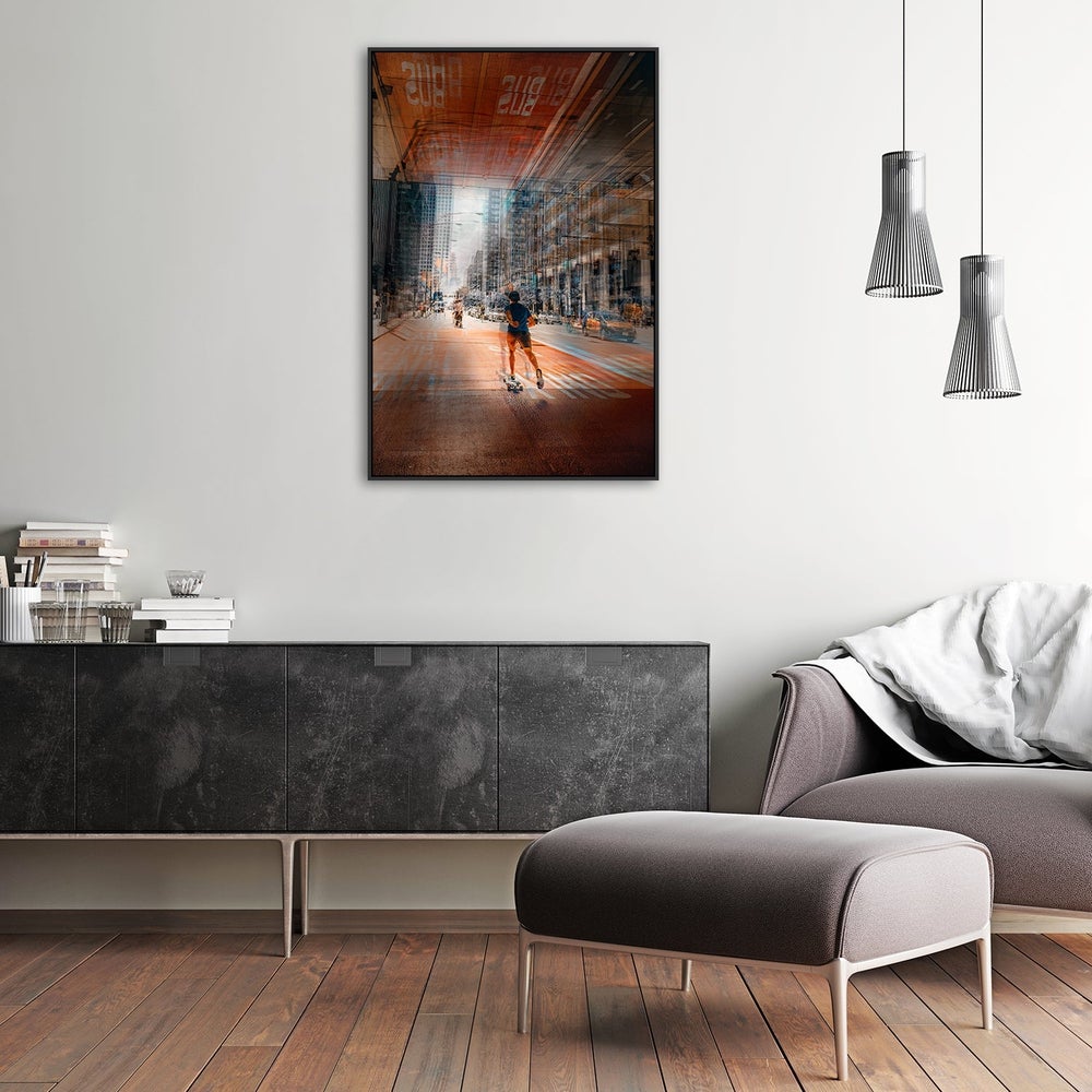 wall-art-print-canvas-poster-framed-Around The City, By Carmine Chiriacò-by-Plus X Studio-Gioia Wall Art
