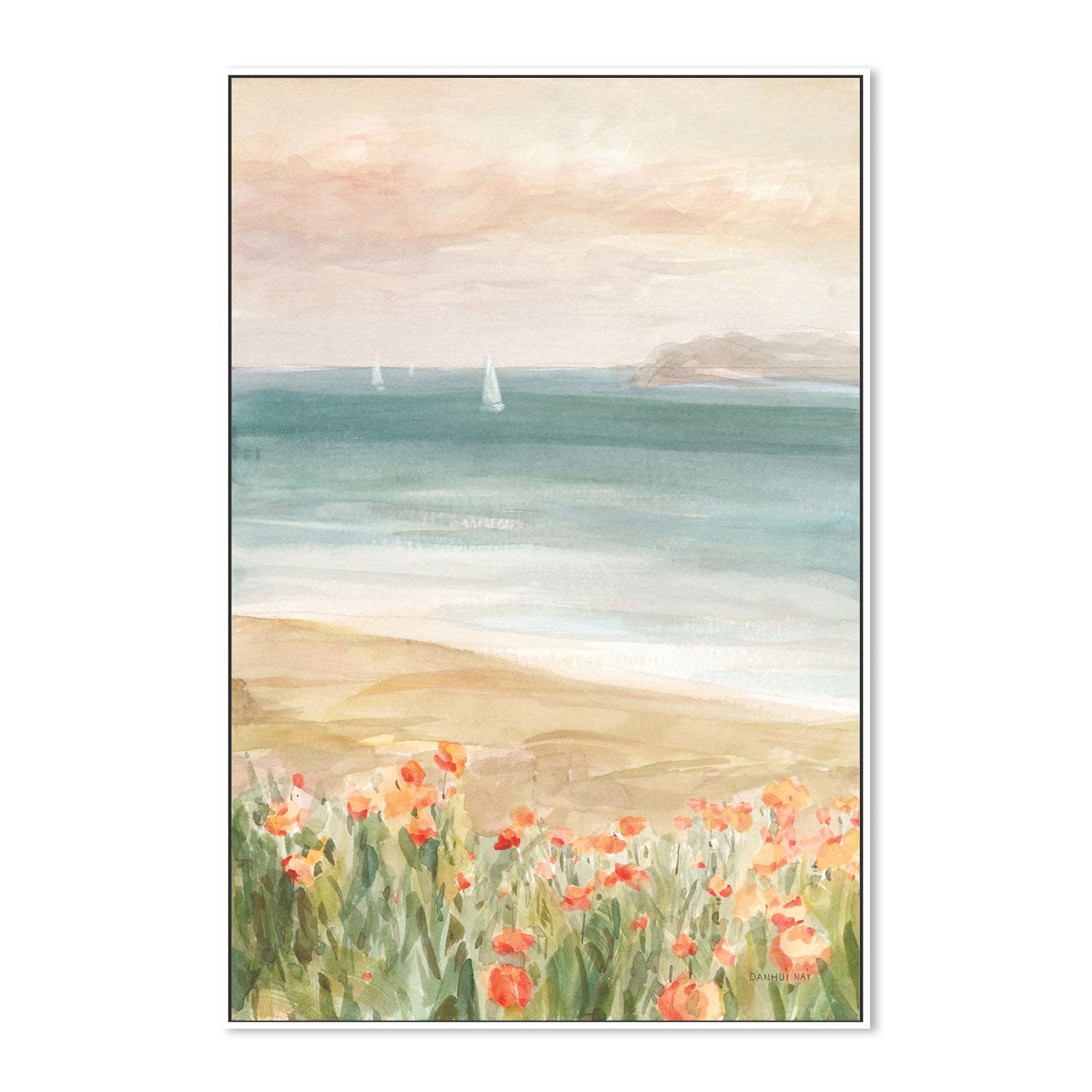 wall-art-print-canvas-poster-framed-Around the Point, Style A-by-Danhui Nai-Gioia Wall Art