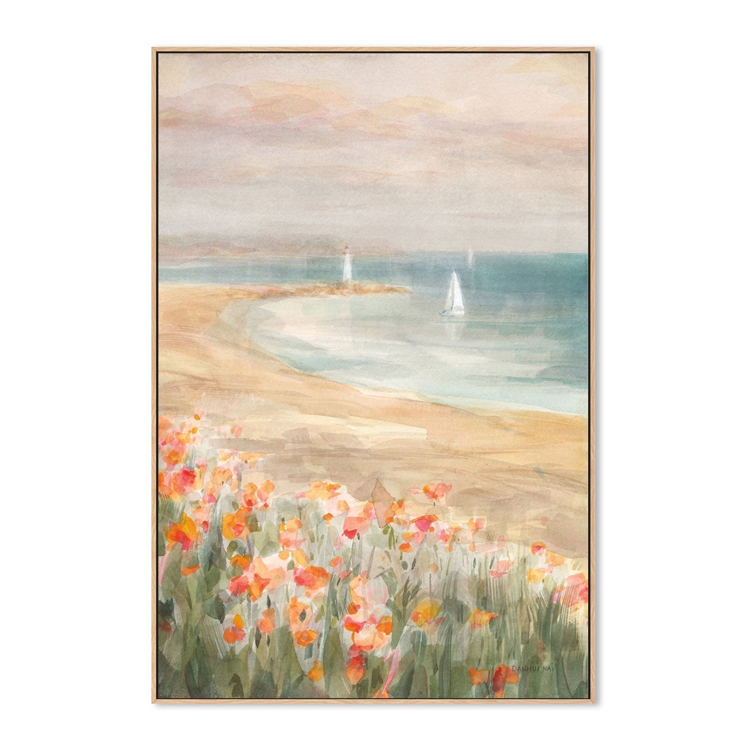 wall-art-print-canvas-poster-framed-Around the Point, Style B-by-Danhui Nai-Gioia Wall Art