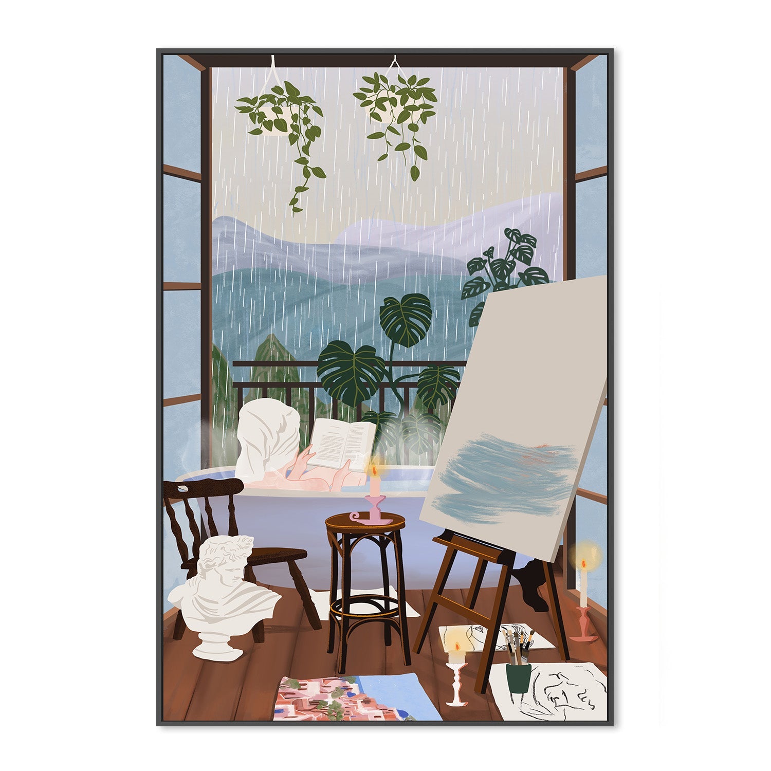 wall-art-print-canvas-poster-framed-Artist Lodge-3