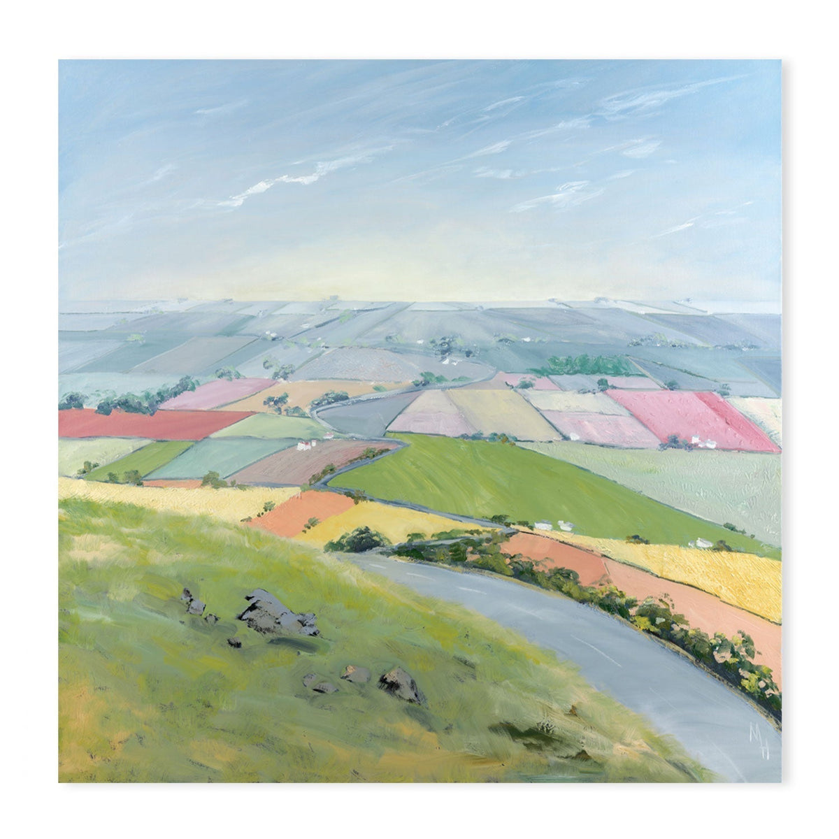 wall-art-print-canvas-poster-framed-As Far as the Eye can See, Style A-by-Meredith Howse-Gioia Wall Art