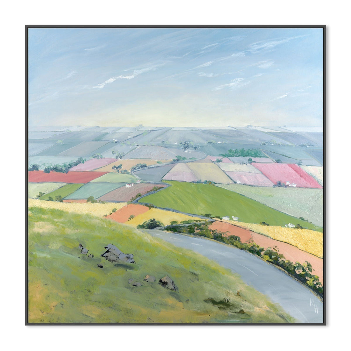 wall-art-print-canvas-poster-framed-As Far as the Eye can See, Style A-by-Meredith Howse-Gioia Wall Art