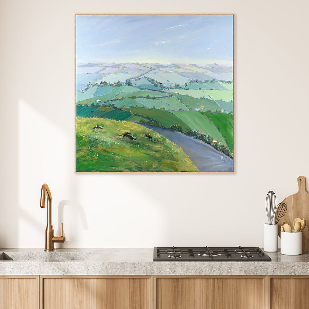 wall-art-print-canvas-poster-framed-As Far as the Eye can See, Style B-by-Meredith Howse-Gioia Wall Art