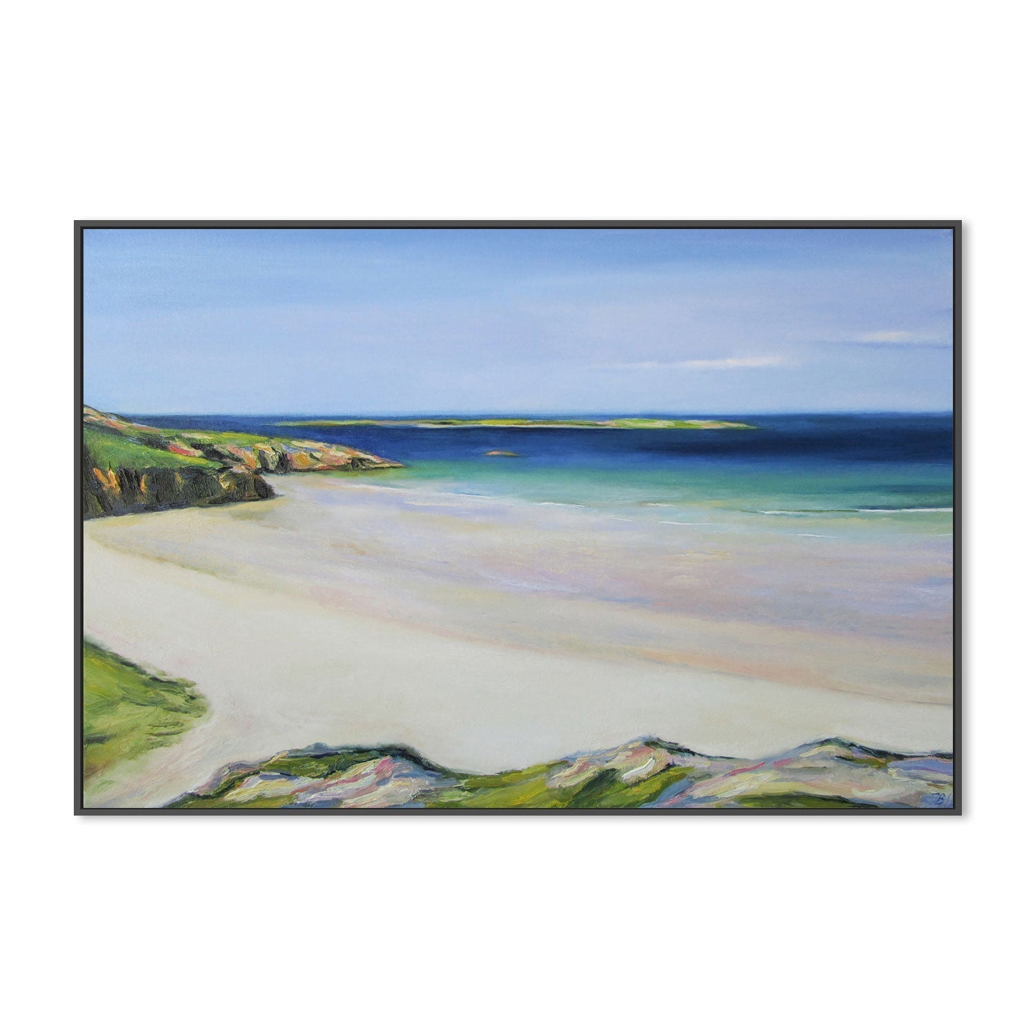 wall-art-print-canvas-poster-framed-At The Ocean , By Ieva Baklane-GIOIA-WALL-ART