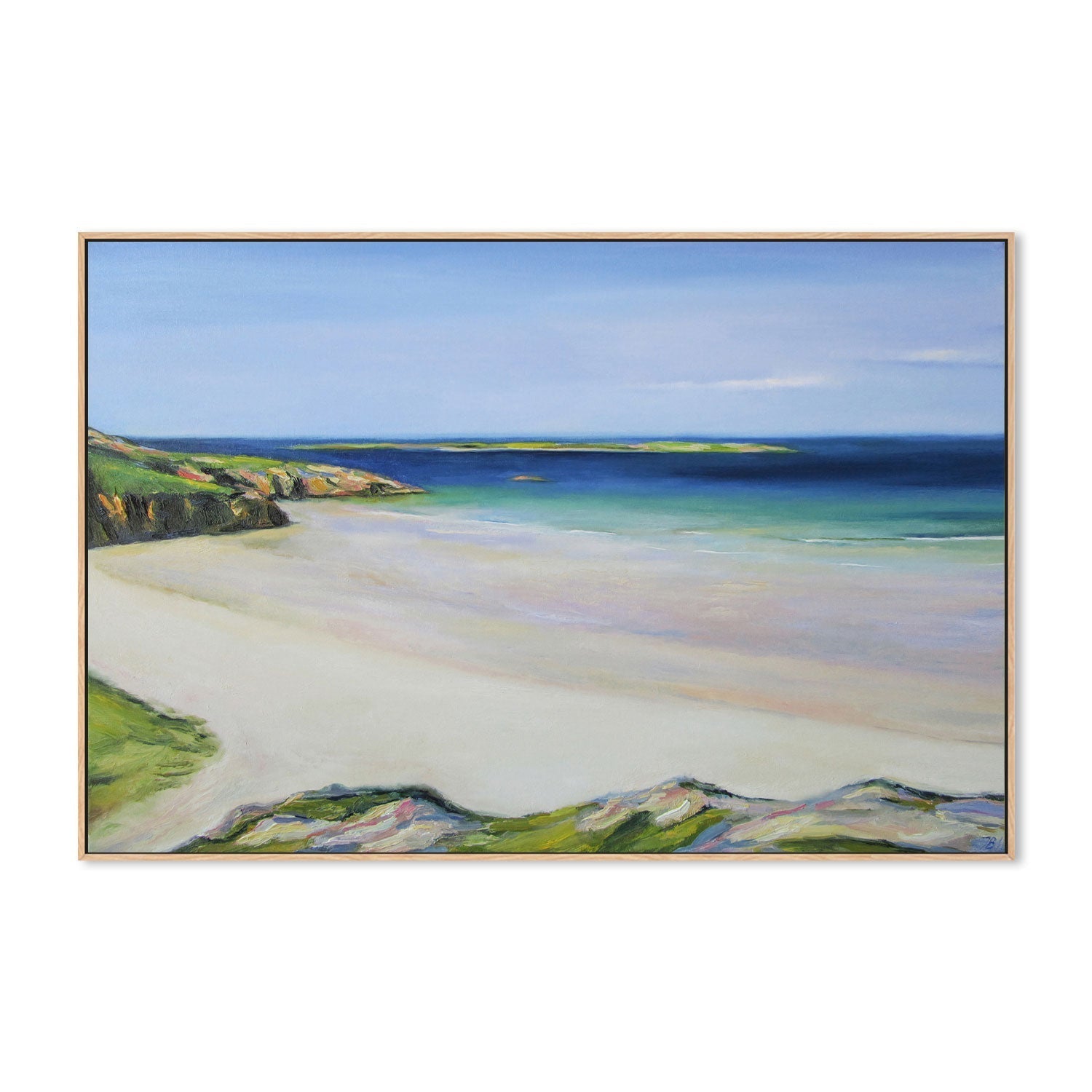 wall-art-print-canvas-poster-framed-At The Ocean , By Ieva Baklane-GIOIA-WALL-ART