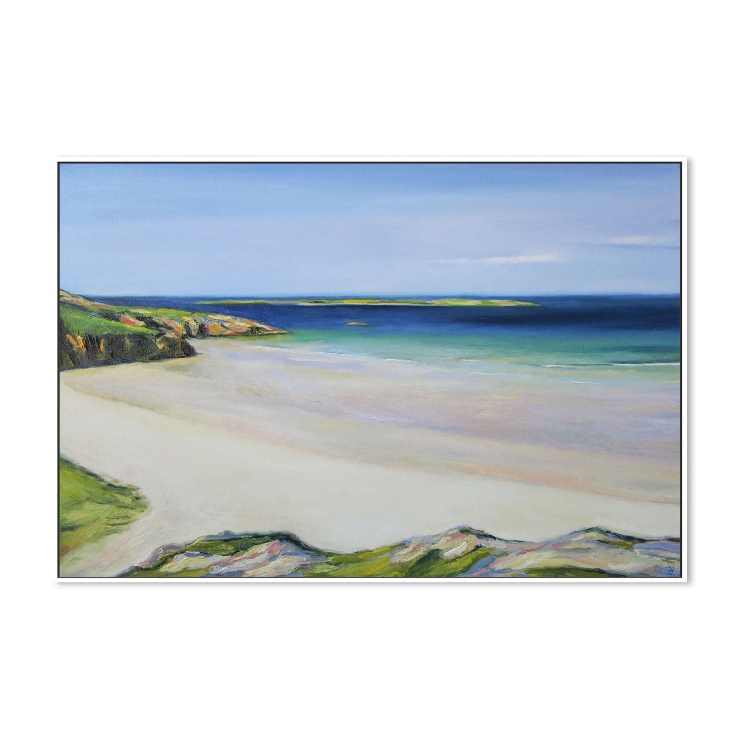 wall-art-print-canvas-poster-framed-At The Ocean , By Ieva Baklane-GIOIA-WALL-ART