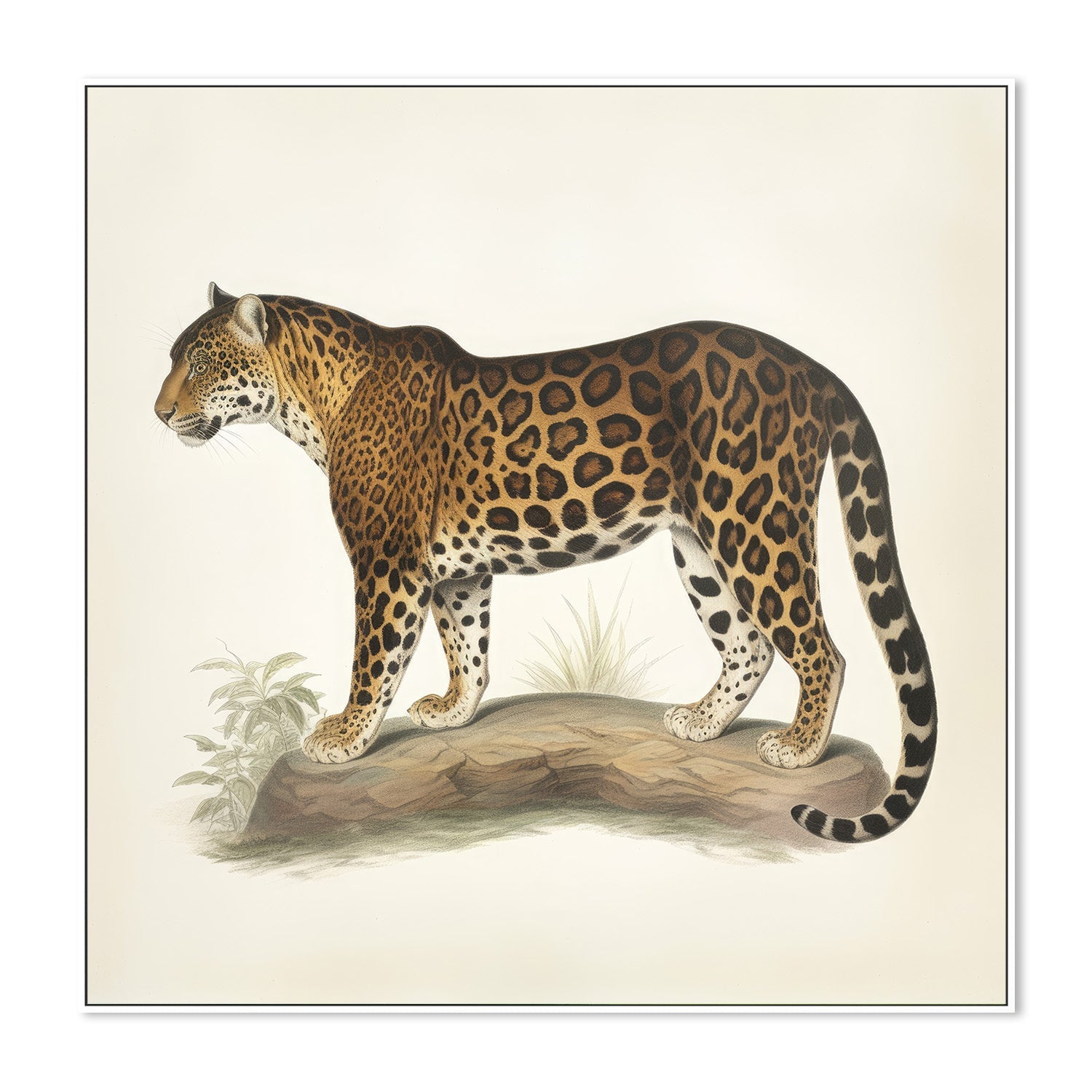 wall-art-print-canvas-poster-framed-Audubon Jaguar-5