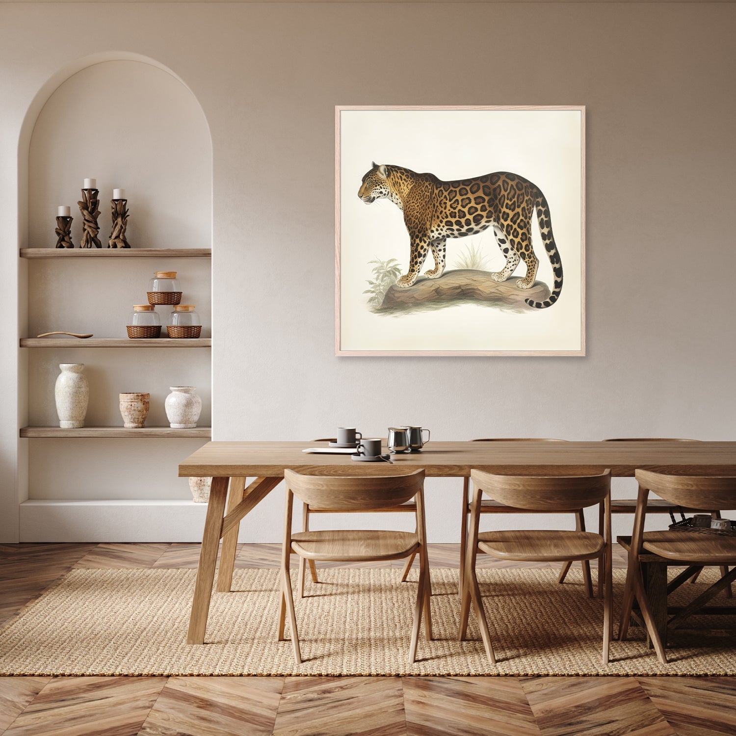 wall-art-print-canvas-poster-framed-Audubon Jaguar-8
