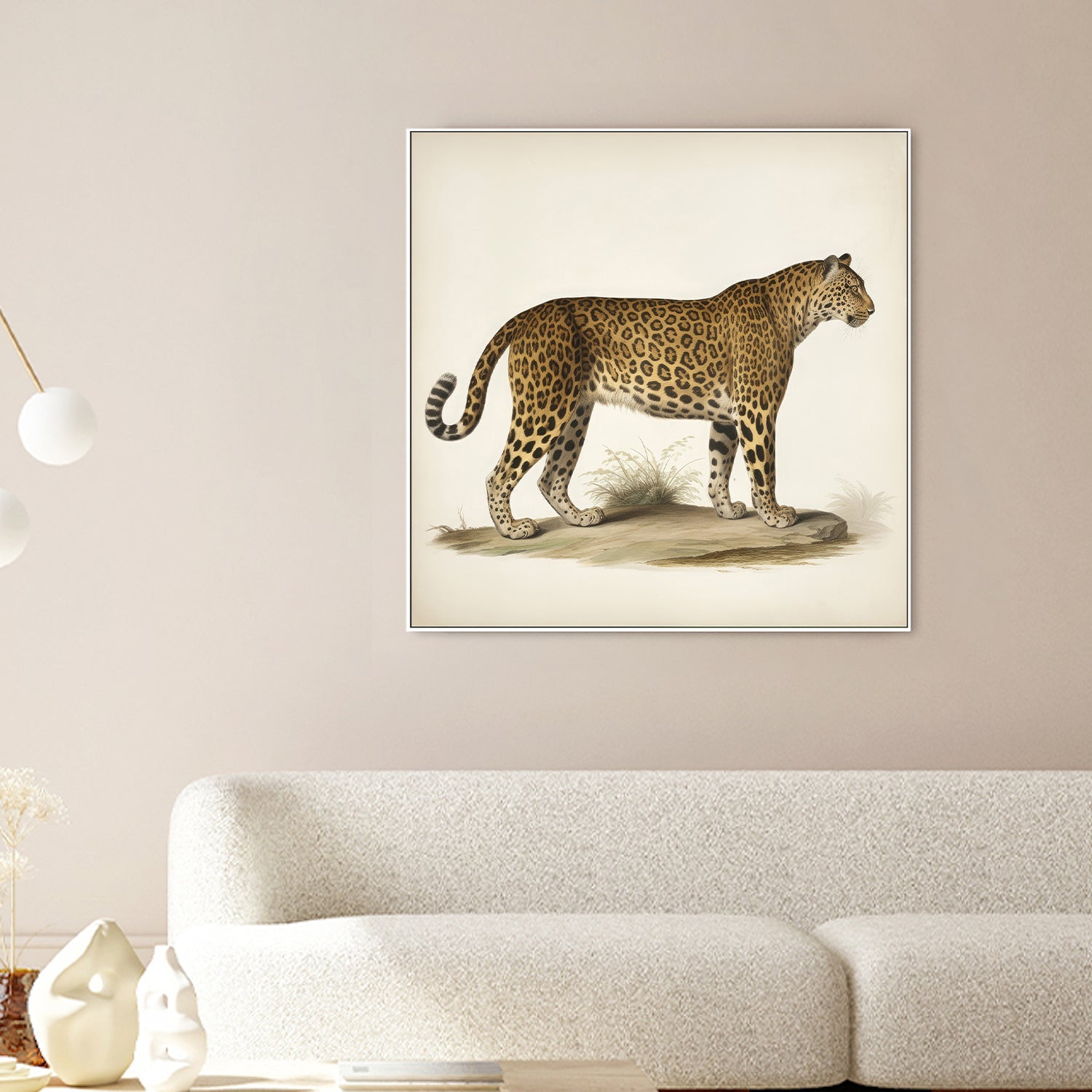 wall-art-print-canvas-poster-framed-Audubon Leopard, Style A-2