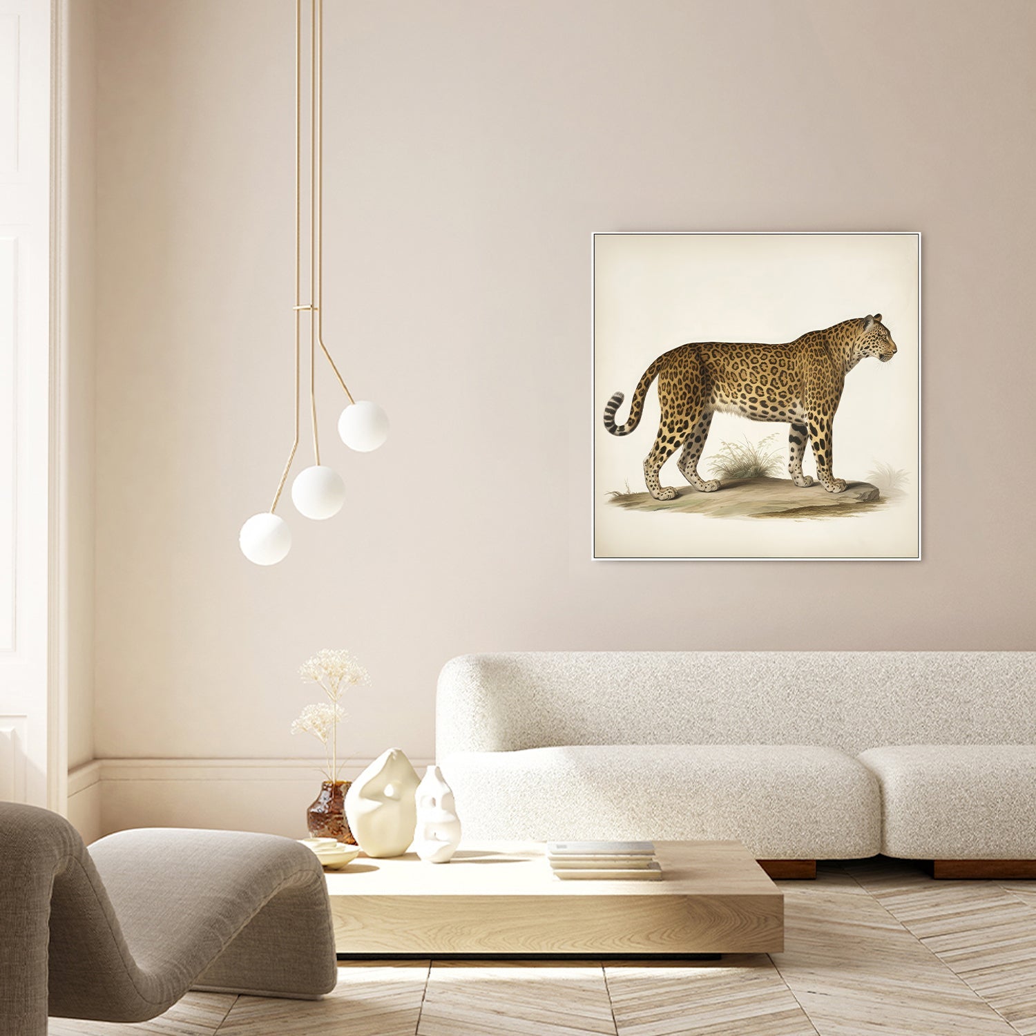 wall-art-print-canvas-poster-framed-Audubon Leopard, Style A-9