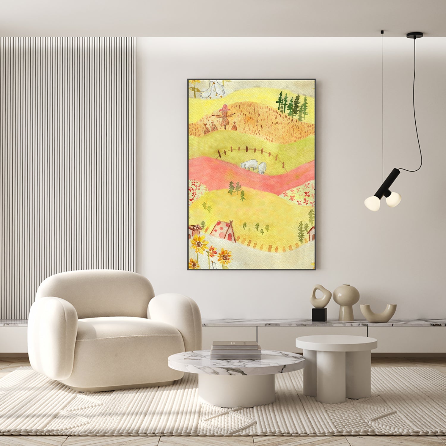 wall-art-print-canvas-poster-framed-Autumn Cottage-7