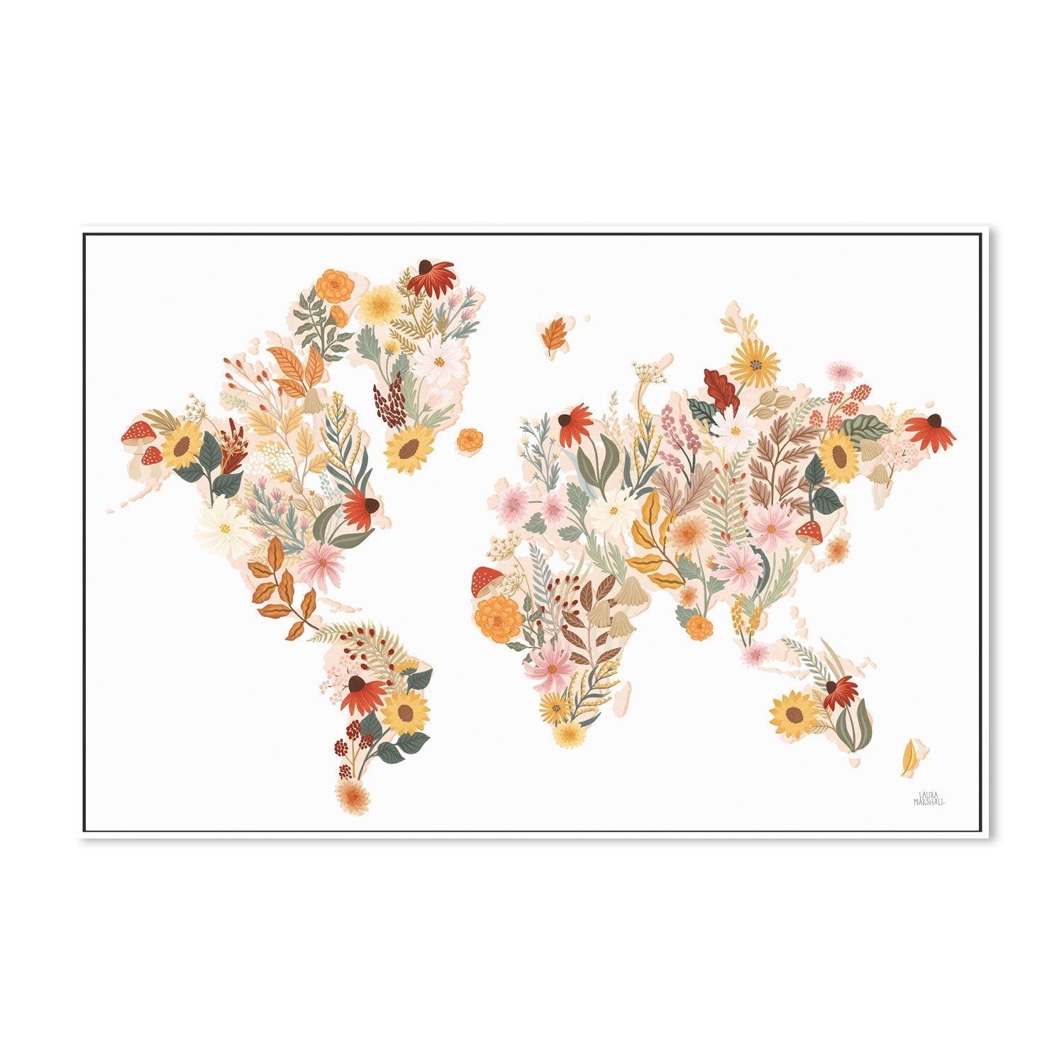 wall-art-print-canvas-poster-framed-Autumn Meadow World , By Laura Marshall-GIOIA-WALL-ART