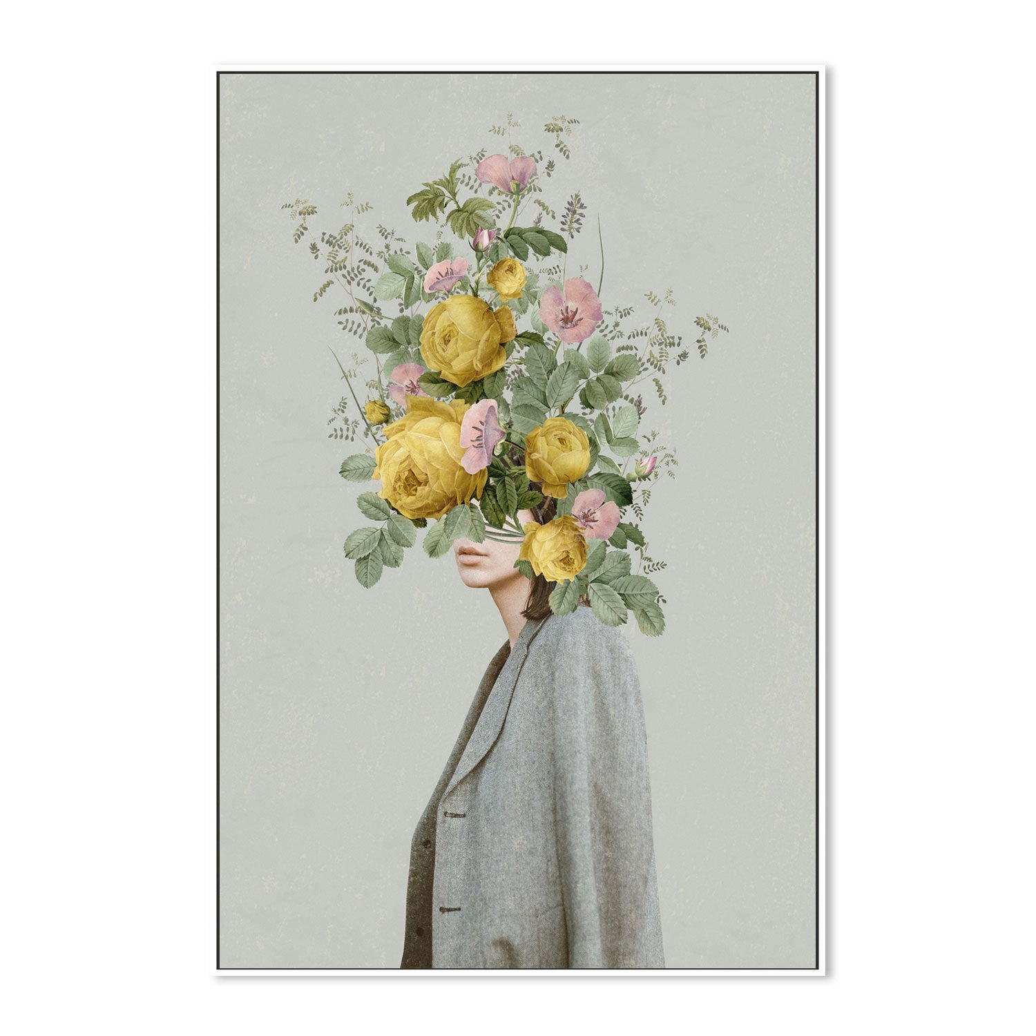 wall-art-print-canvas-poster-framed-Avery, By Frida Floral-GIOIA-WALL-ART