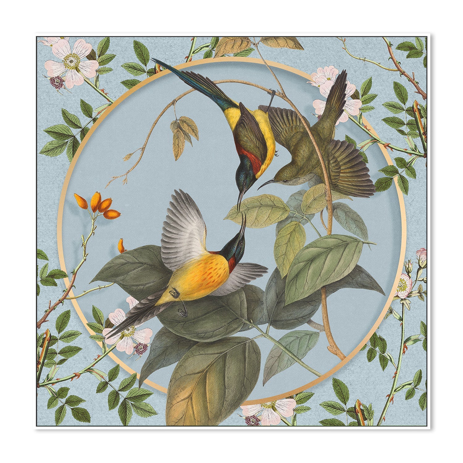 wall-art-print-canvas-poster-framed-Avian Harmony-5